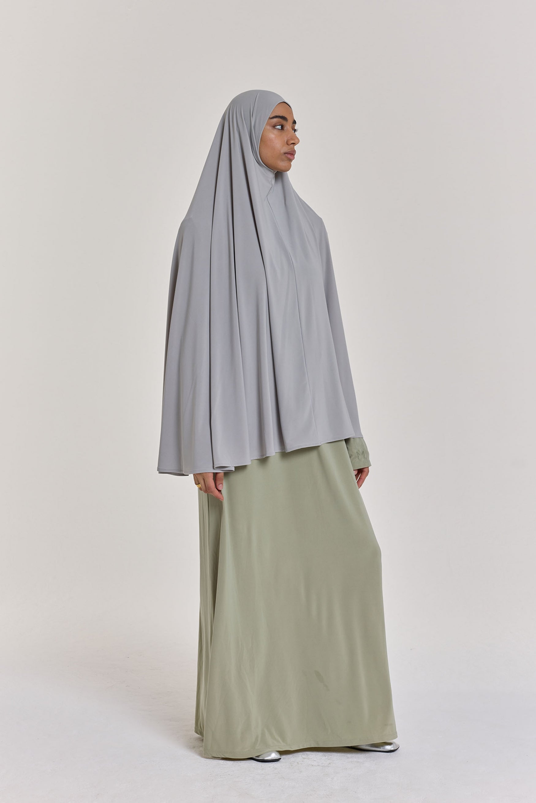 Premium Jersey Khimaar | Grey