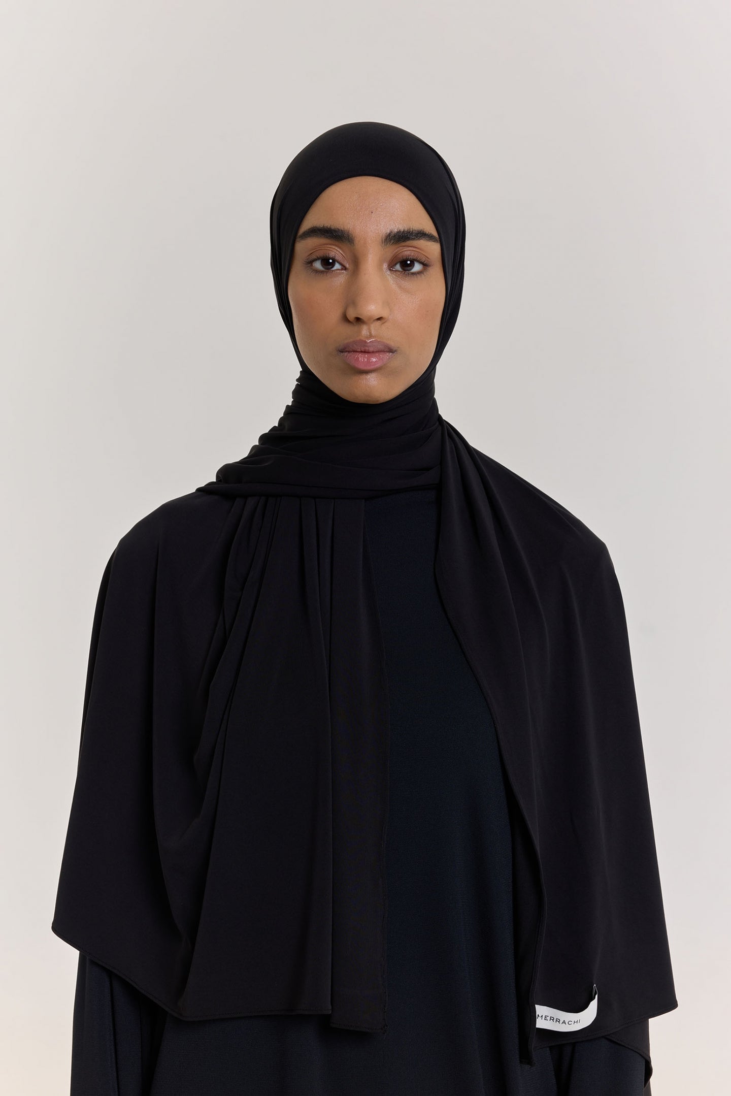Breathable Jersey Scarf | Black