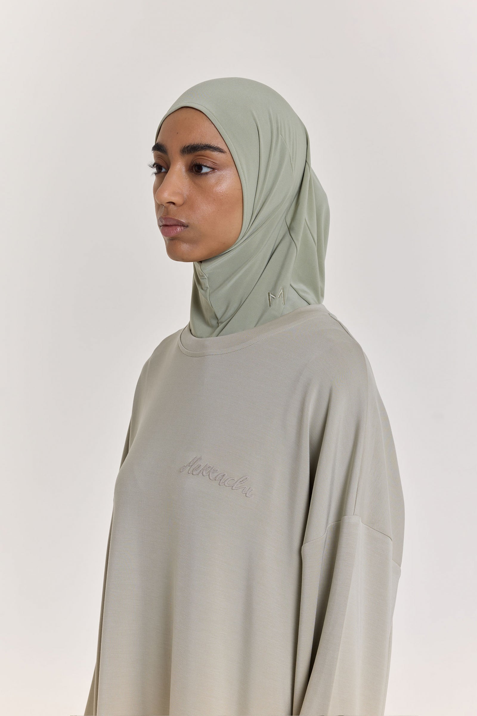 Premium Jersey Hijab | Sage