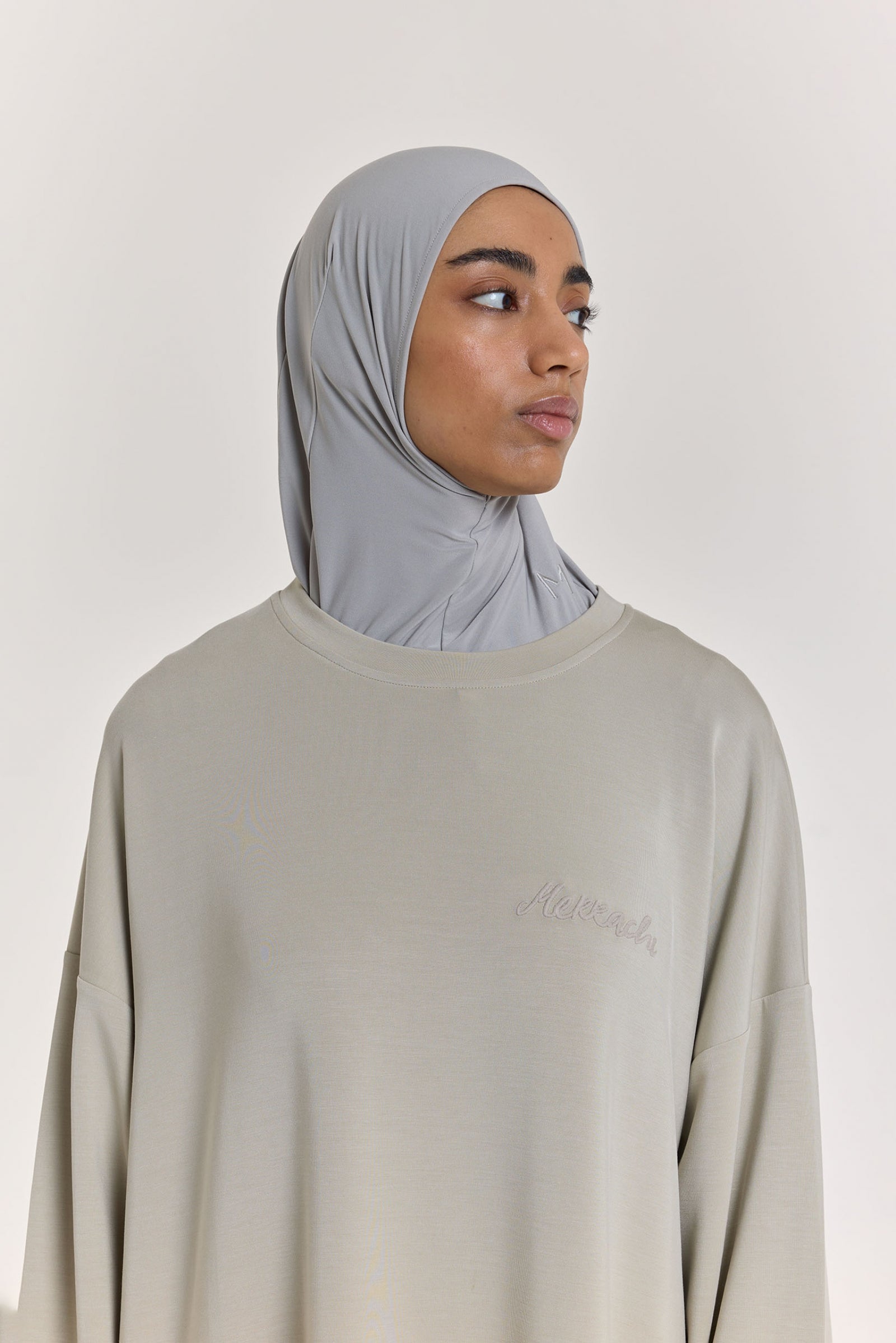 Premium Jersey Hijab | Grey