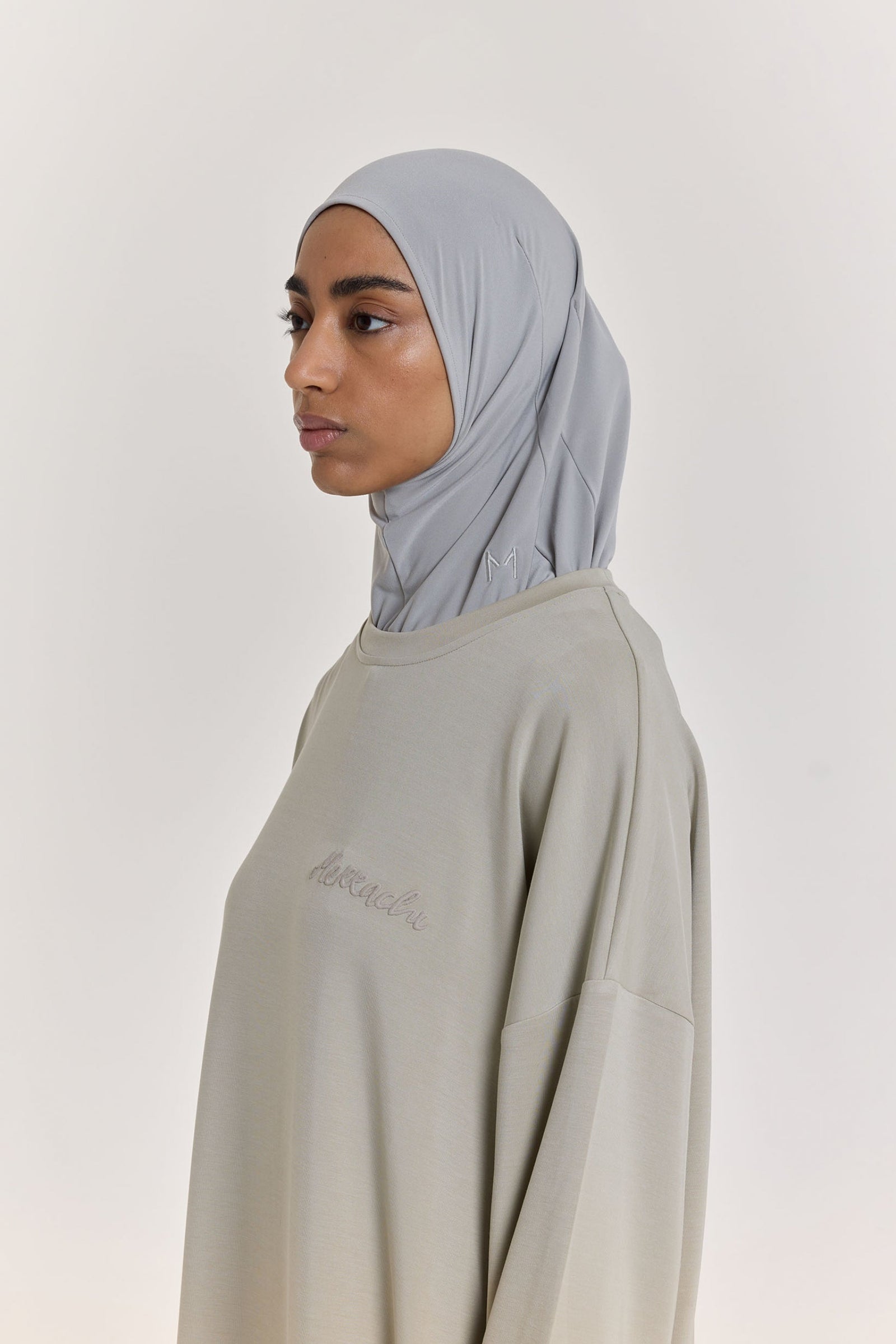 Premium Jersey Hijab | Grey