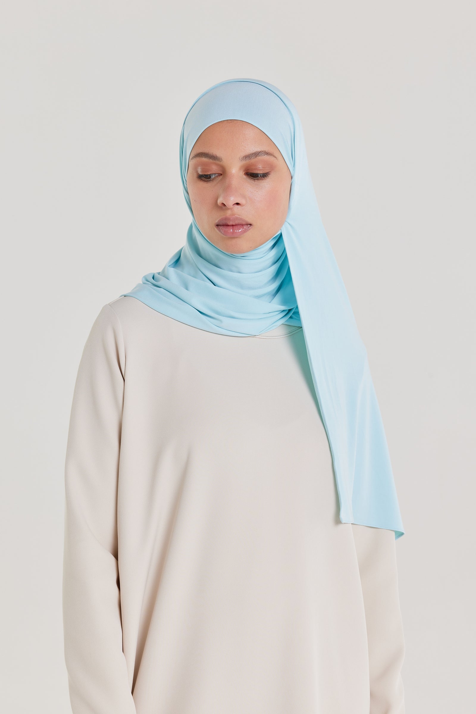 Breathable Jersey Scarf | Clear Sky
