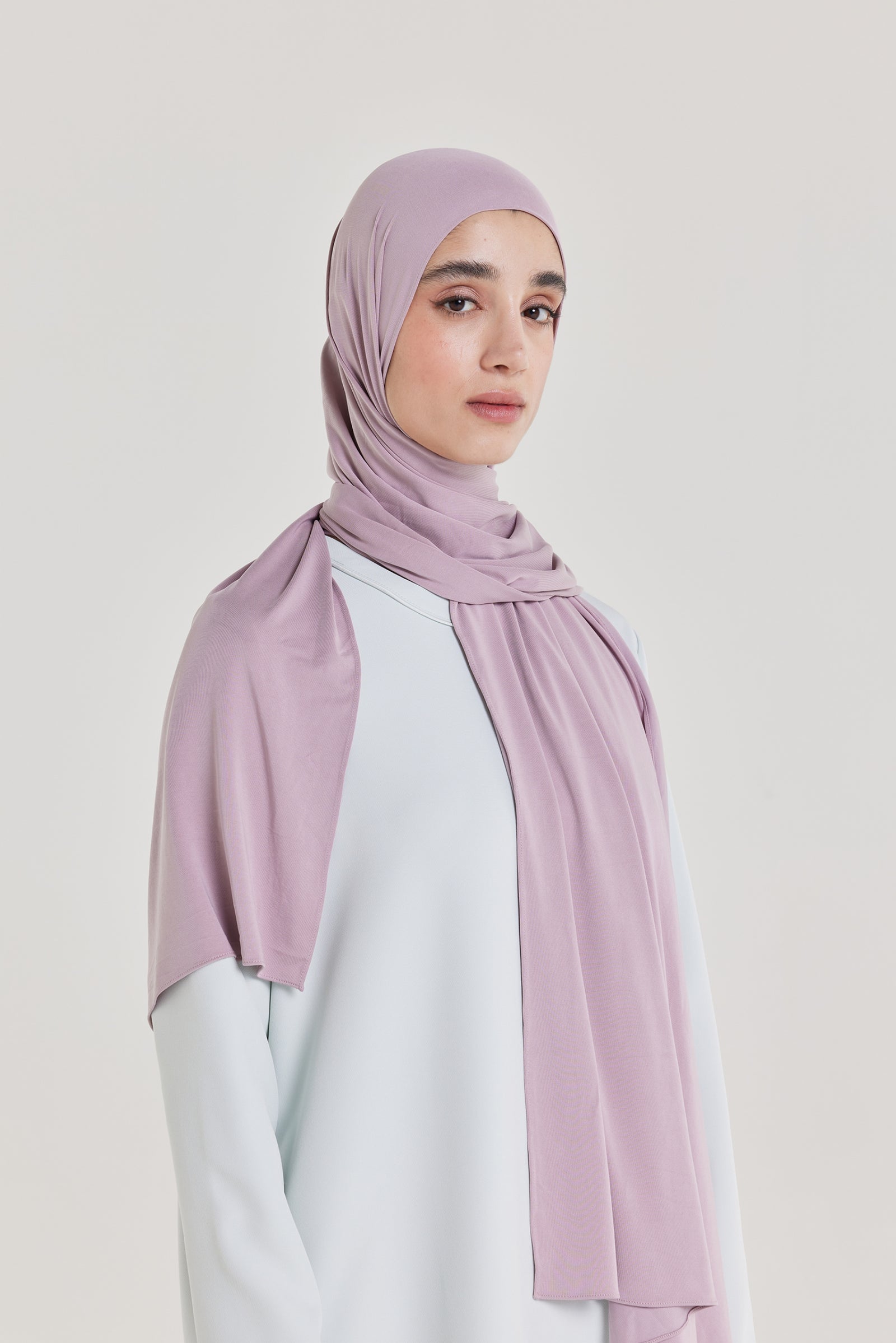 Breathable Jersey Scarf | Purple Ash