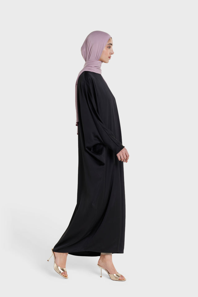 Bat Sleeve Dress | Black