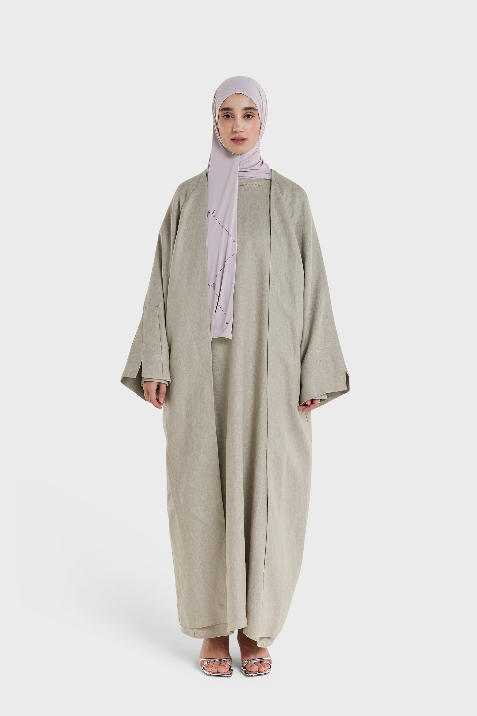 Oversized Abaya | Light Sage