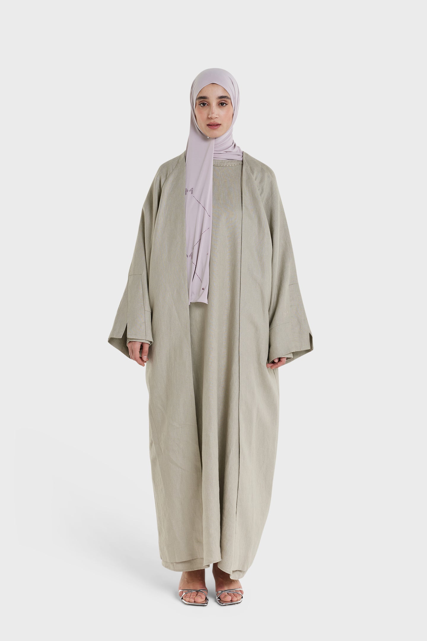Oversized Abaya | Light Sage