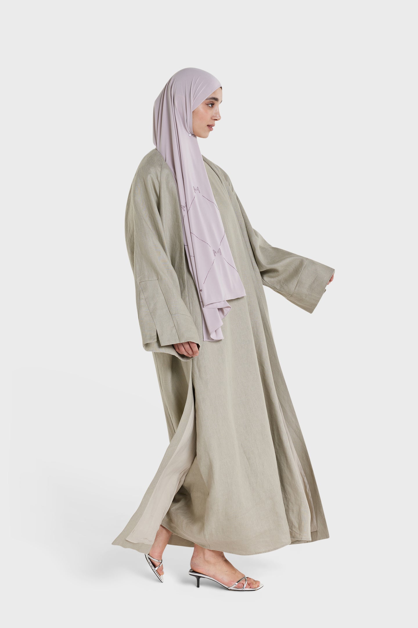 Oversized Abaya | Light Sage