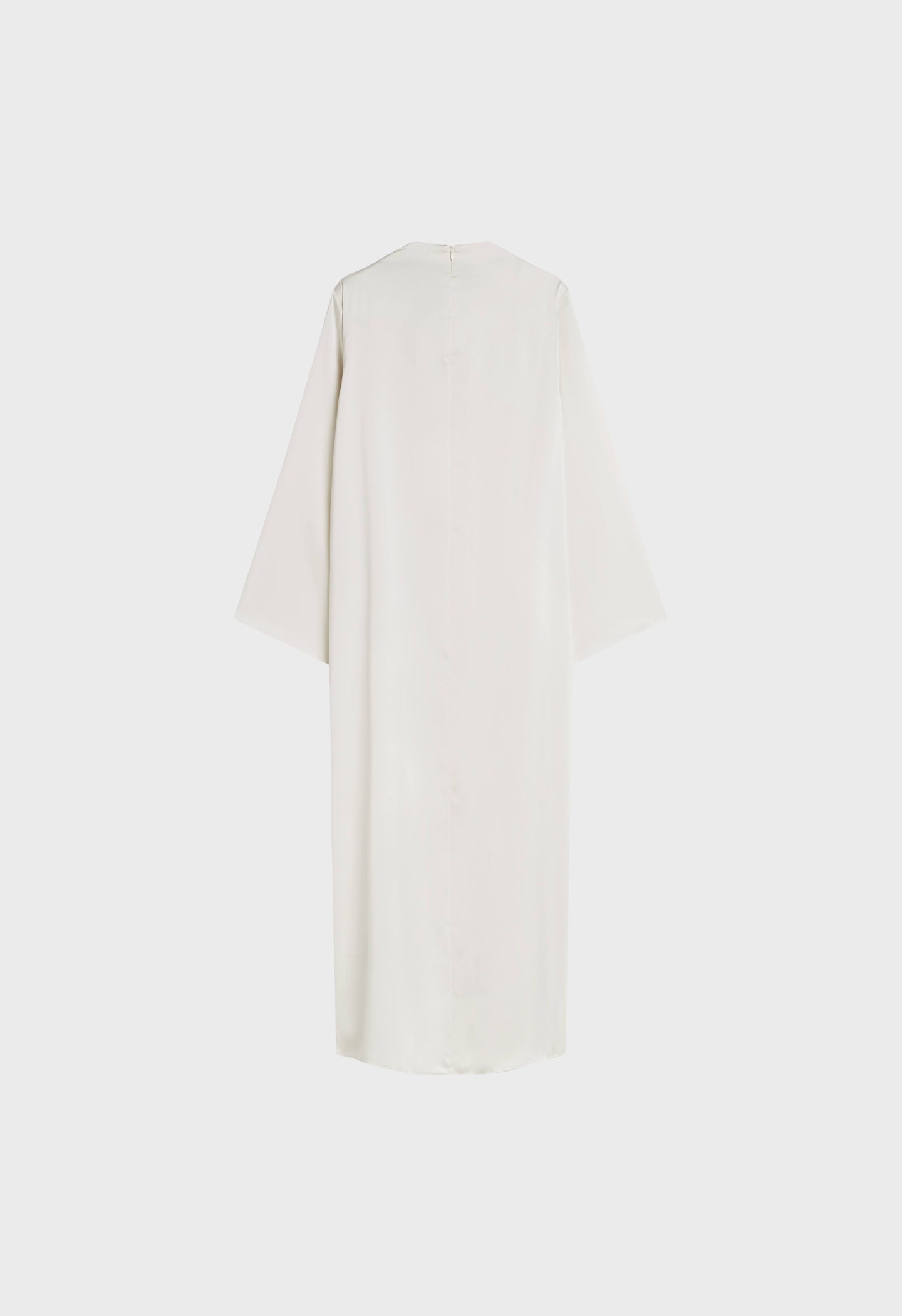 Asymmetric Drape Dress Regular | Off White