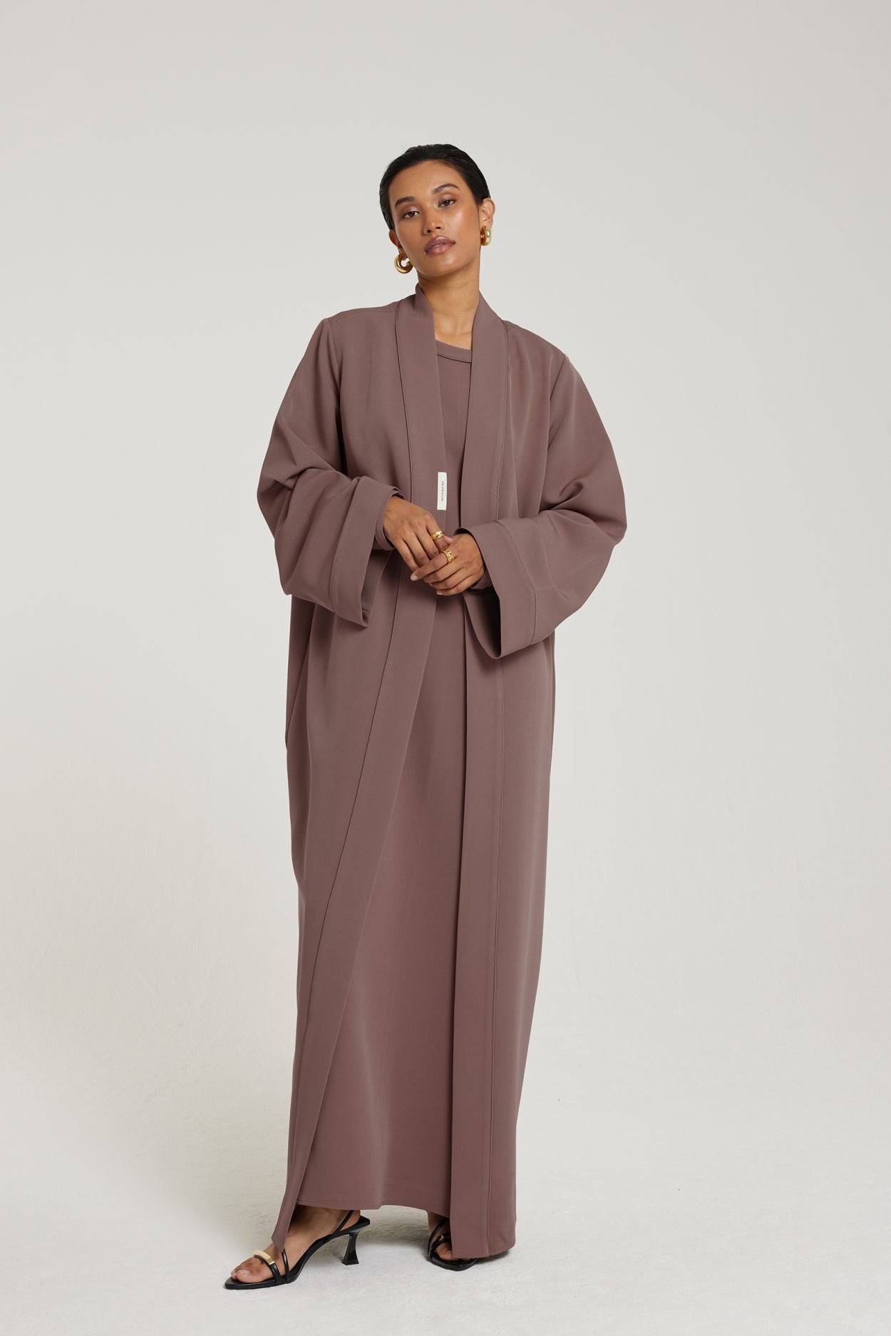Essential Abaya - Short | Brown Taupe
