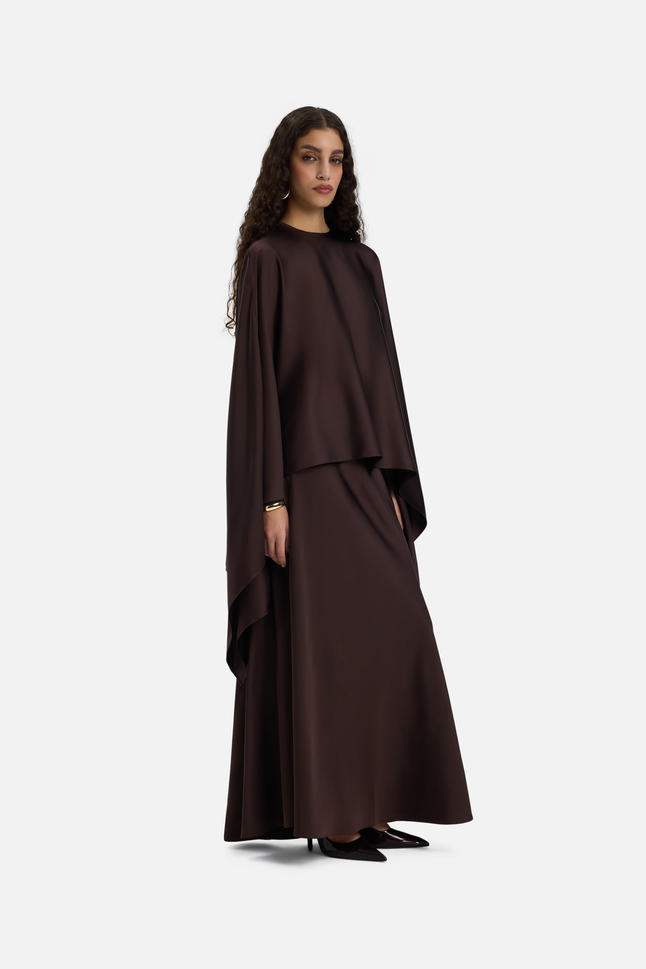 Flowy Skirt | Dark Brown