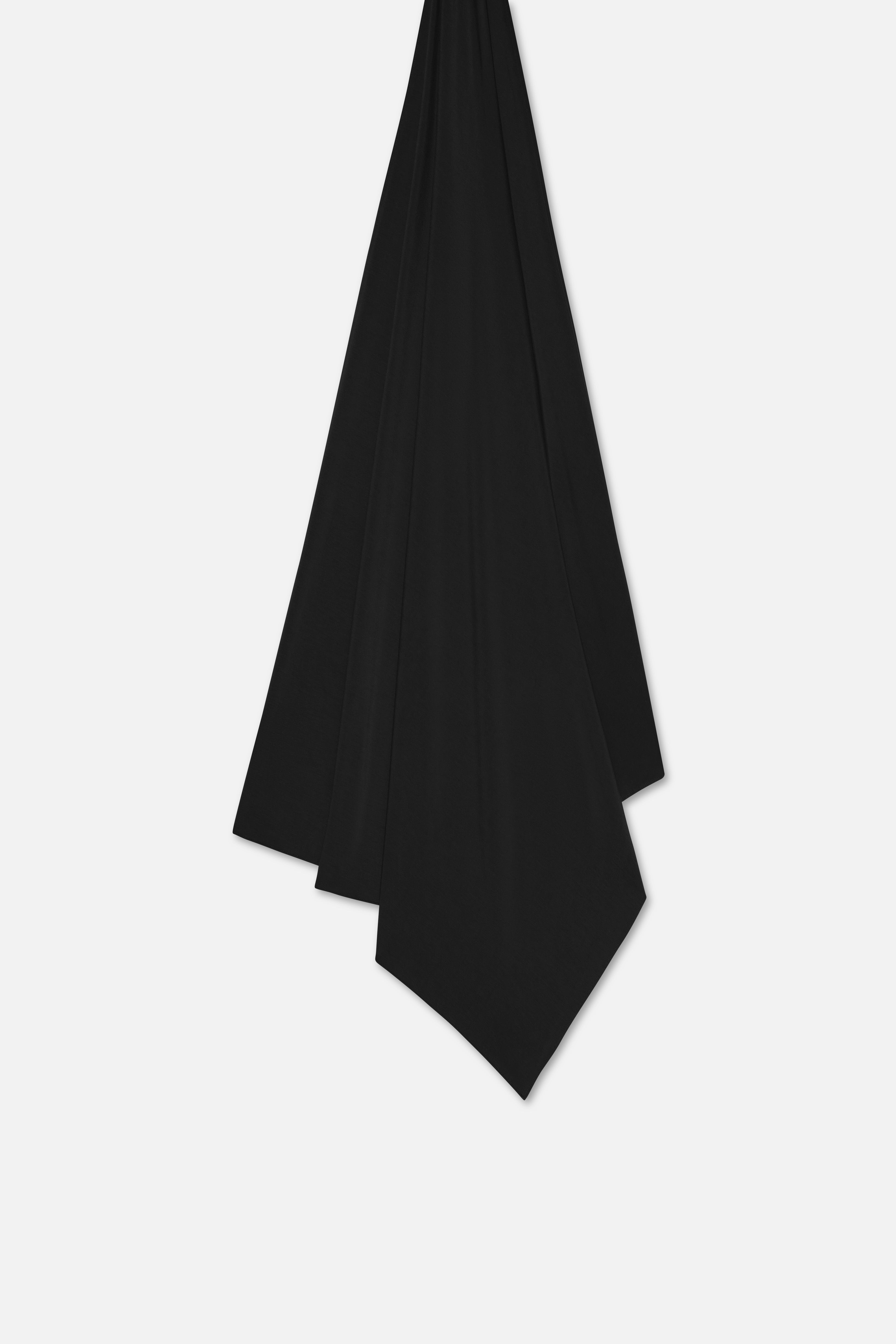 Bamboo Jersey Scarf | Black