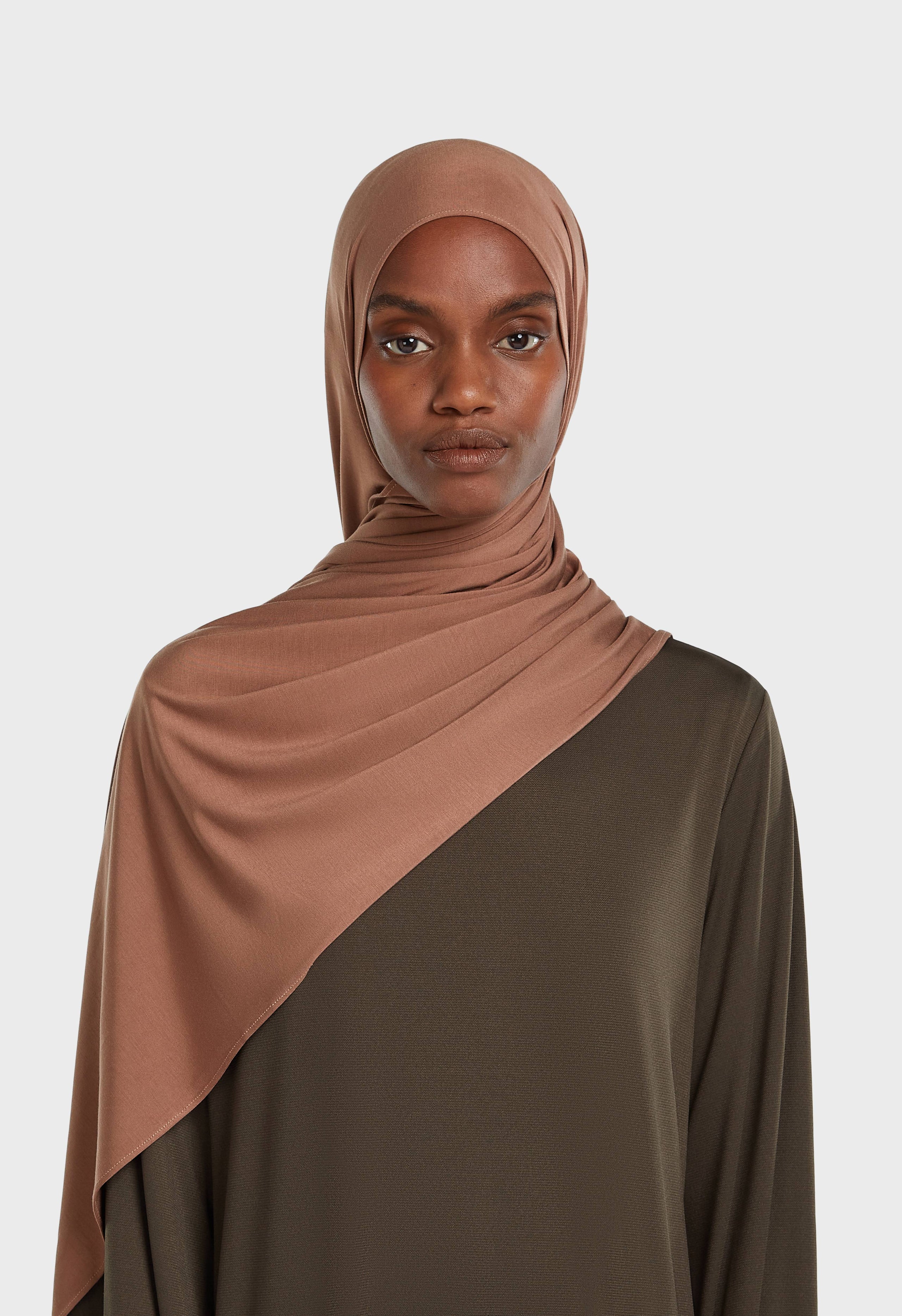 Bamboo Jersey Scarf | Brownie