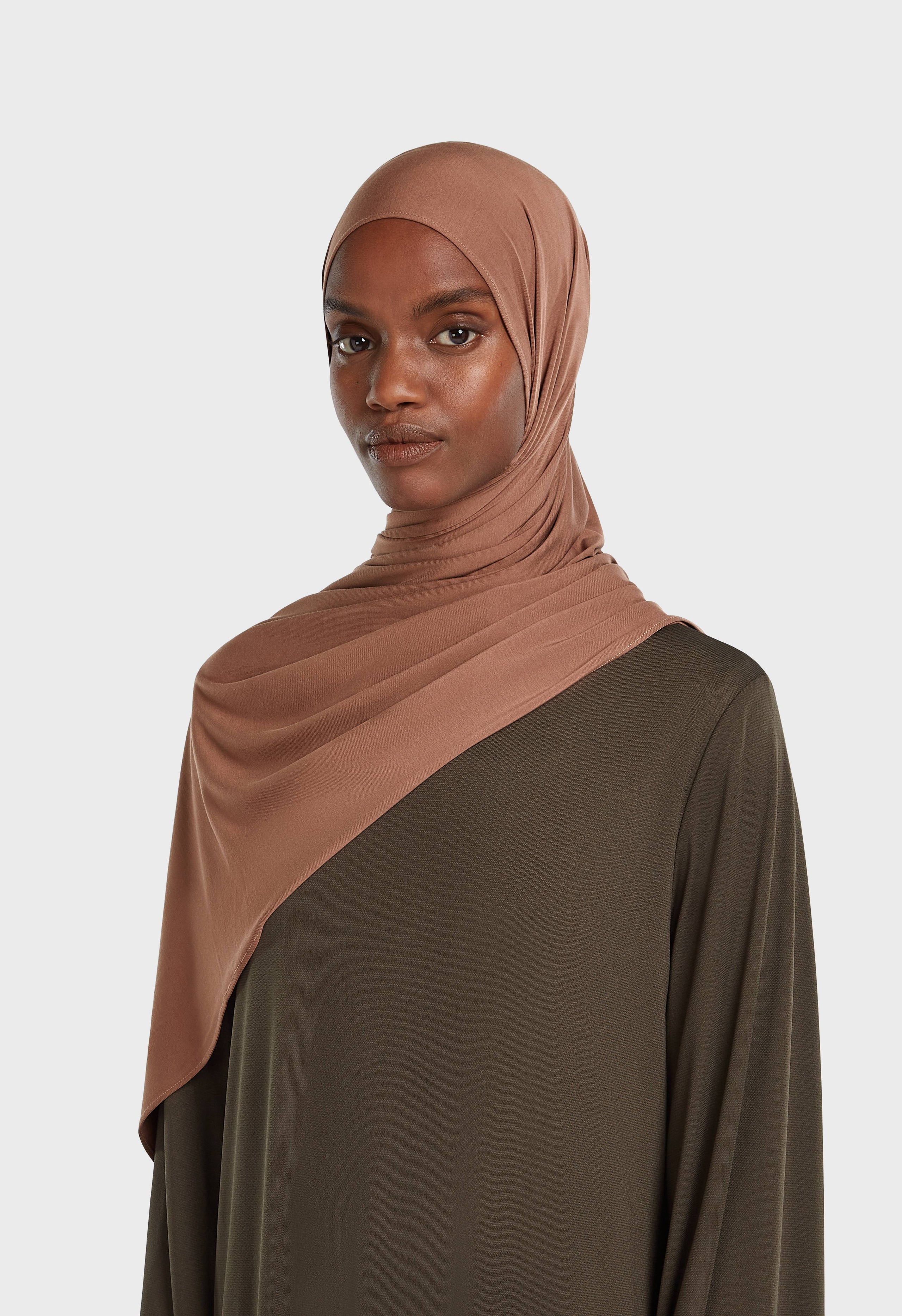 Bamboo Jersey Scarf | Brownie