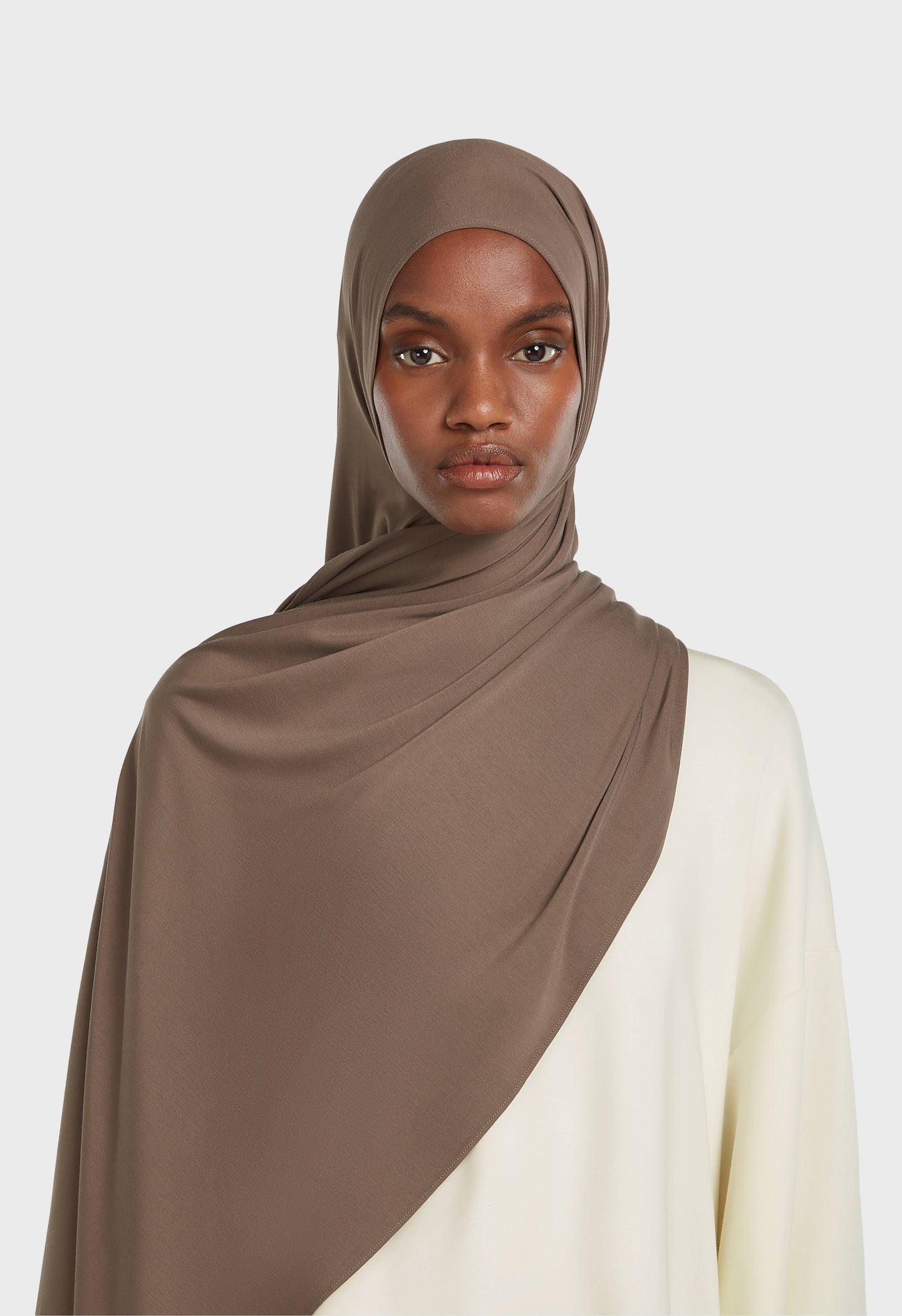 Bamboo Jersey Scarf | Coffee Brown