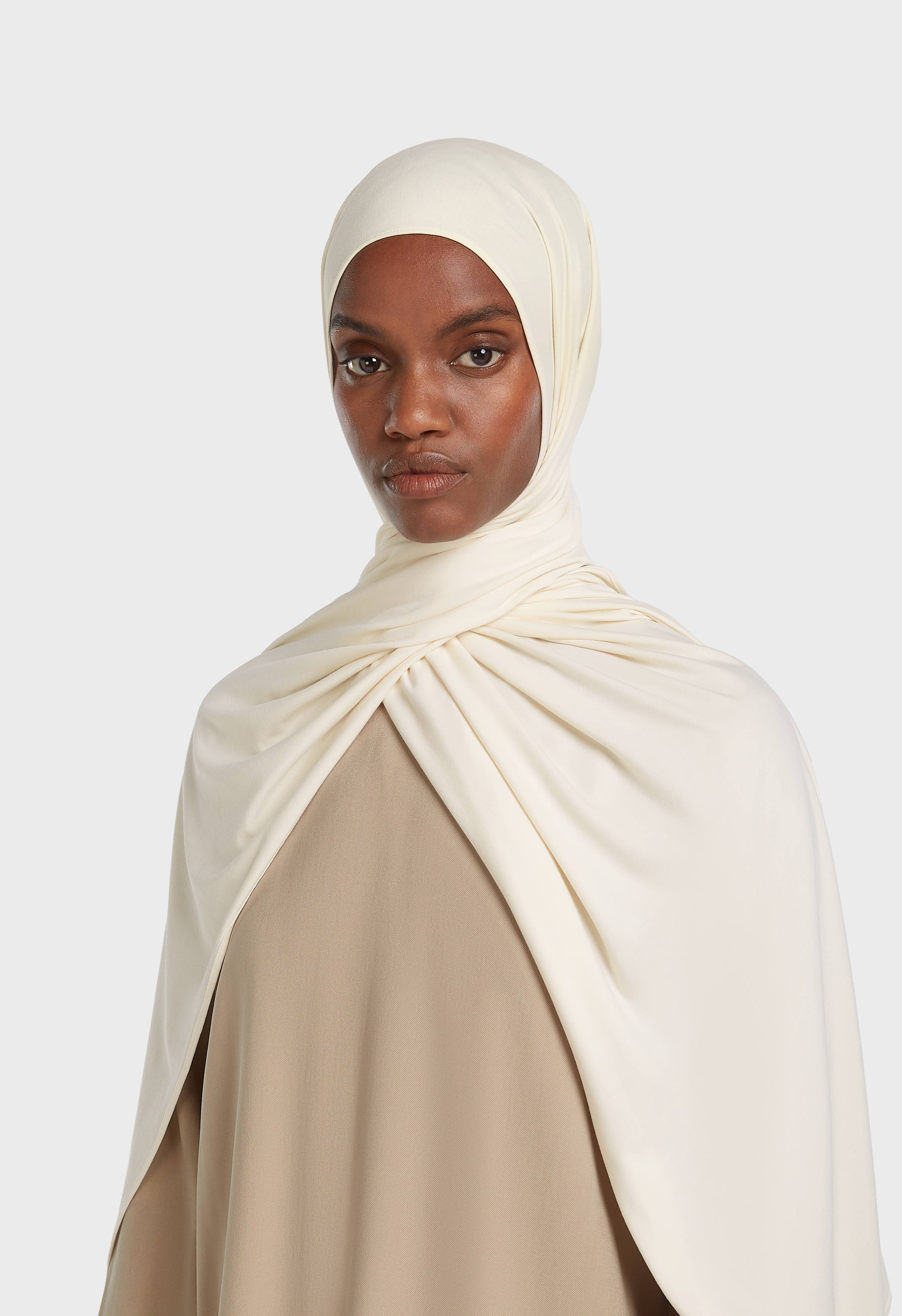 Bamboo Jersey Scarf | Off White