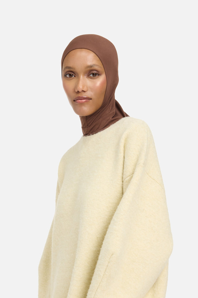 Bamboo Full Cover Underscarf | Red Wood