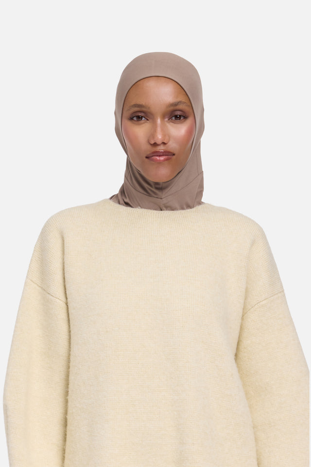Bamboo Hijab Top | Khaki