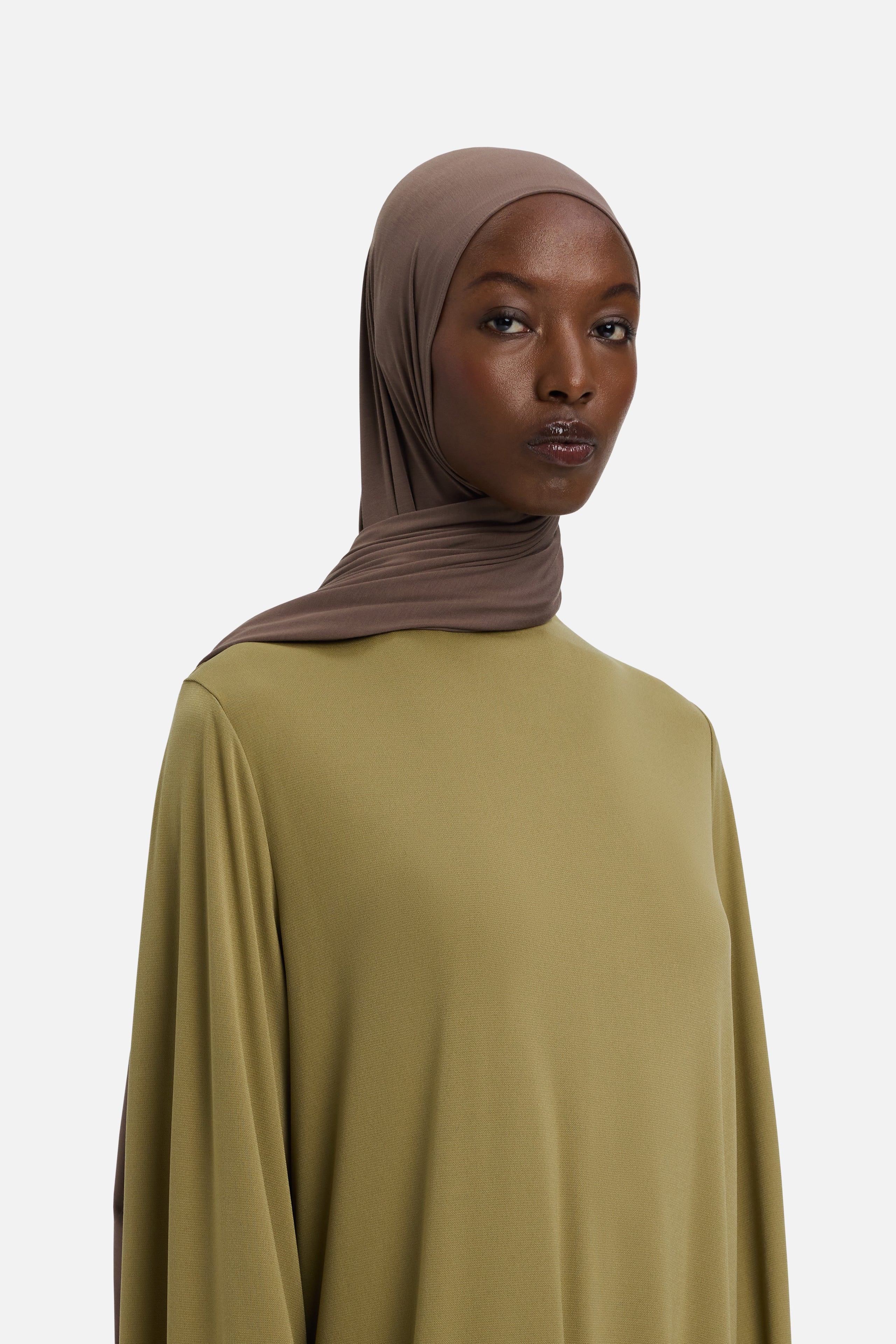 Bamboo Jersey Scarf | Ash Brown