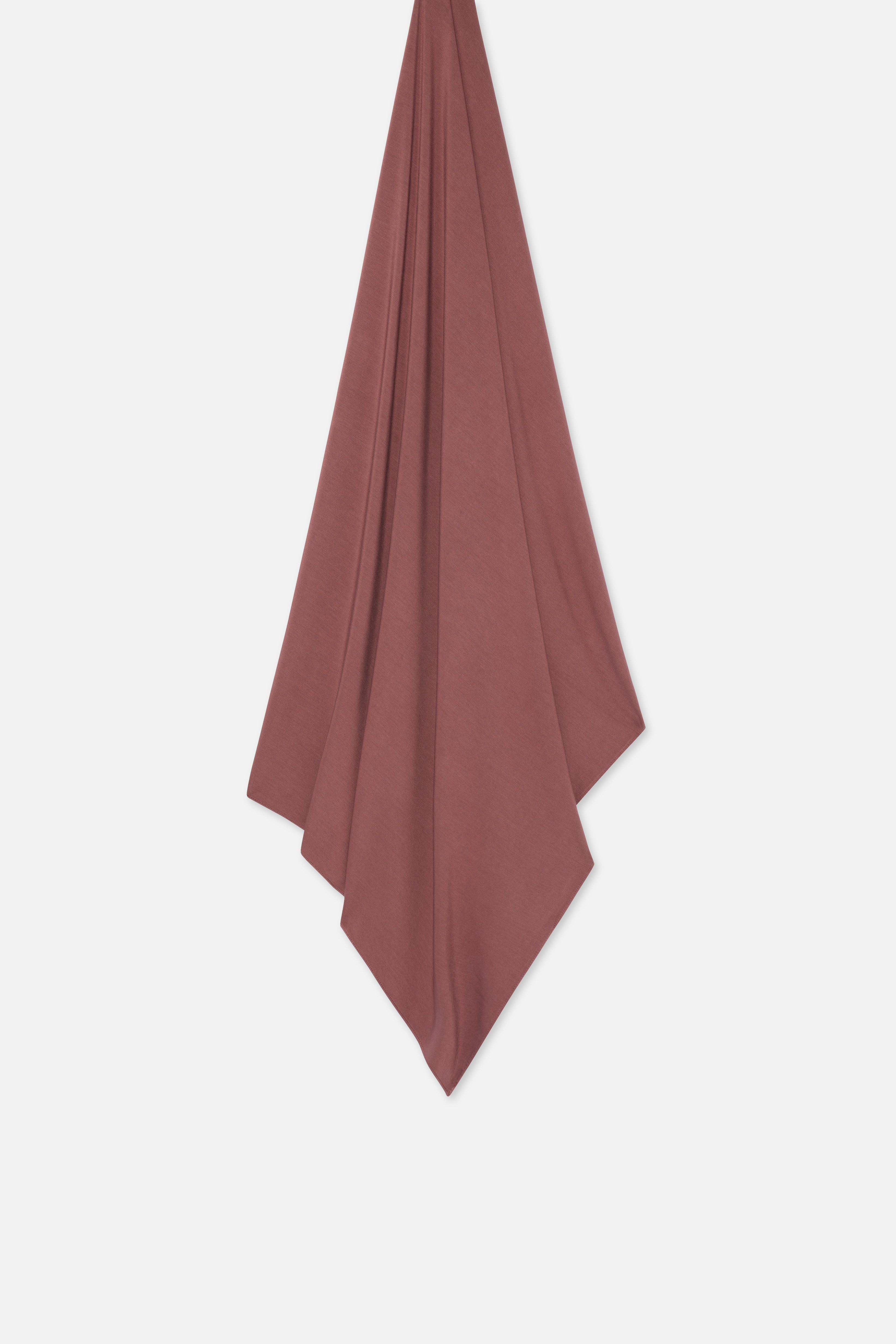 Flat lay red MERRACHI headscarf