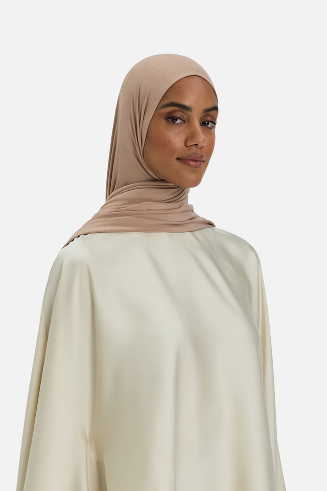 Bamboo Jersey Scarf | Dark Pearl