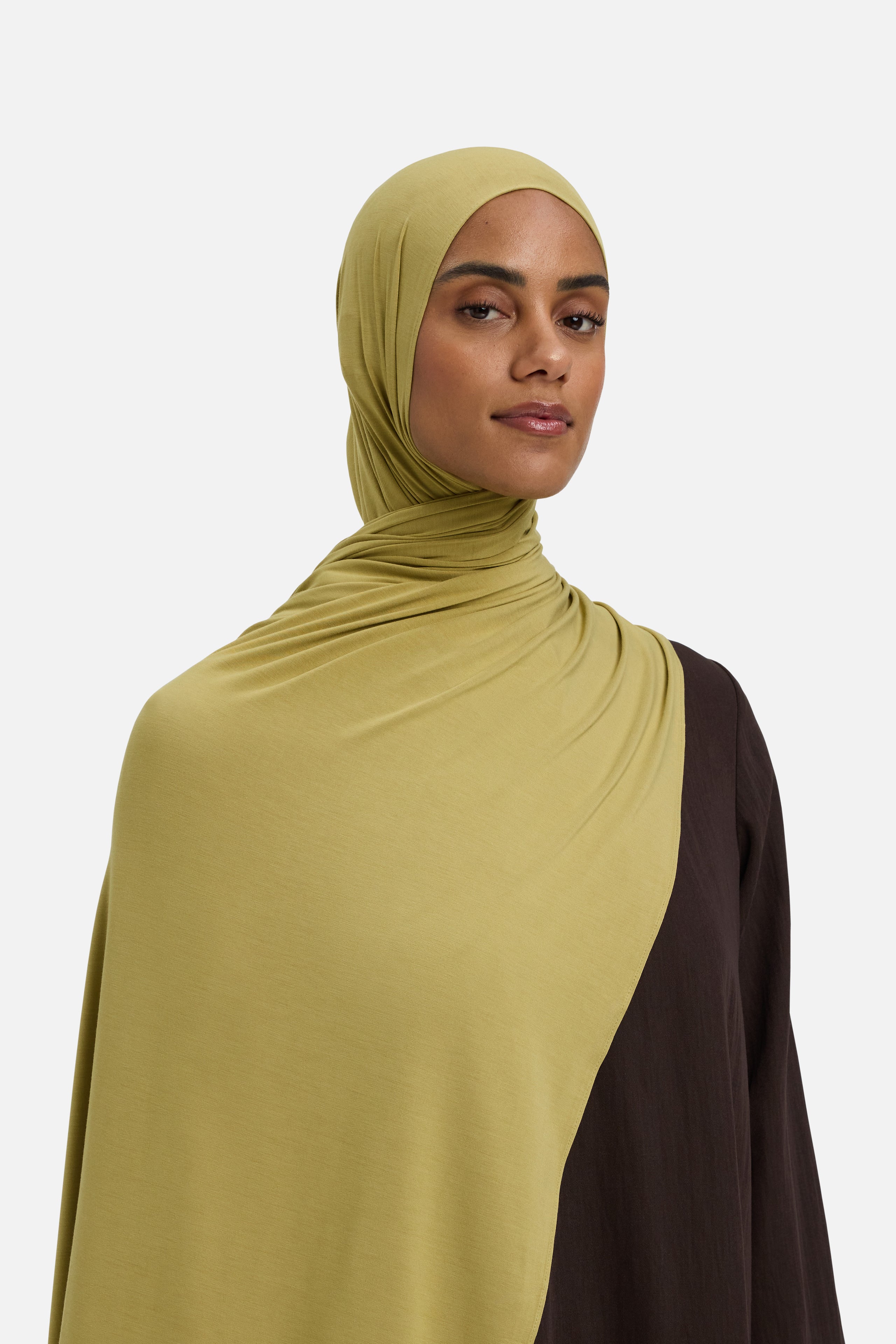 Bamboo Jersey Scarf | Dark Pistachio