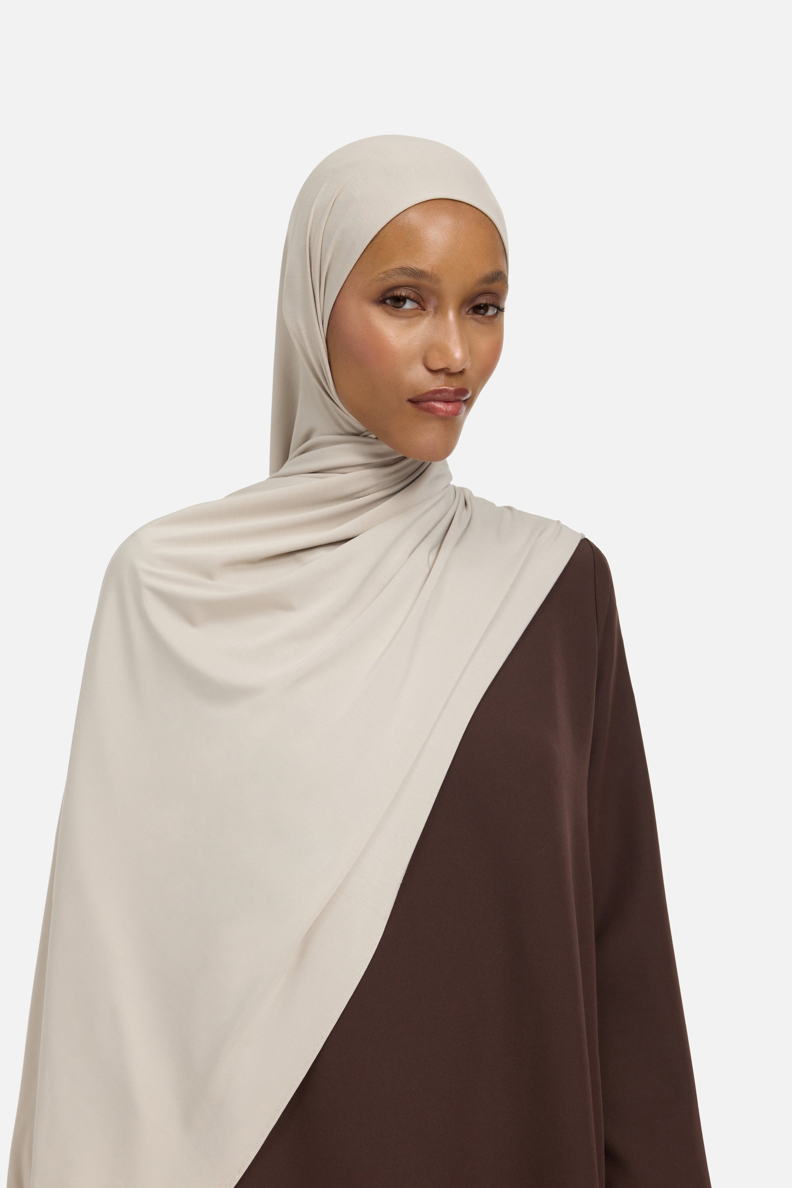 Bamboo Jersey Scarf | Dusty Bone