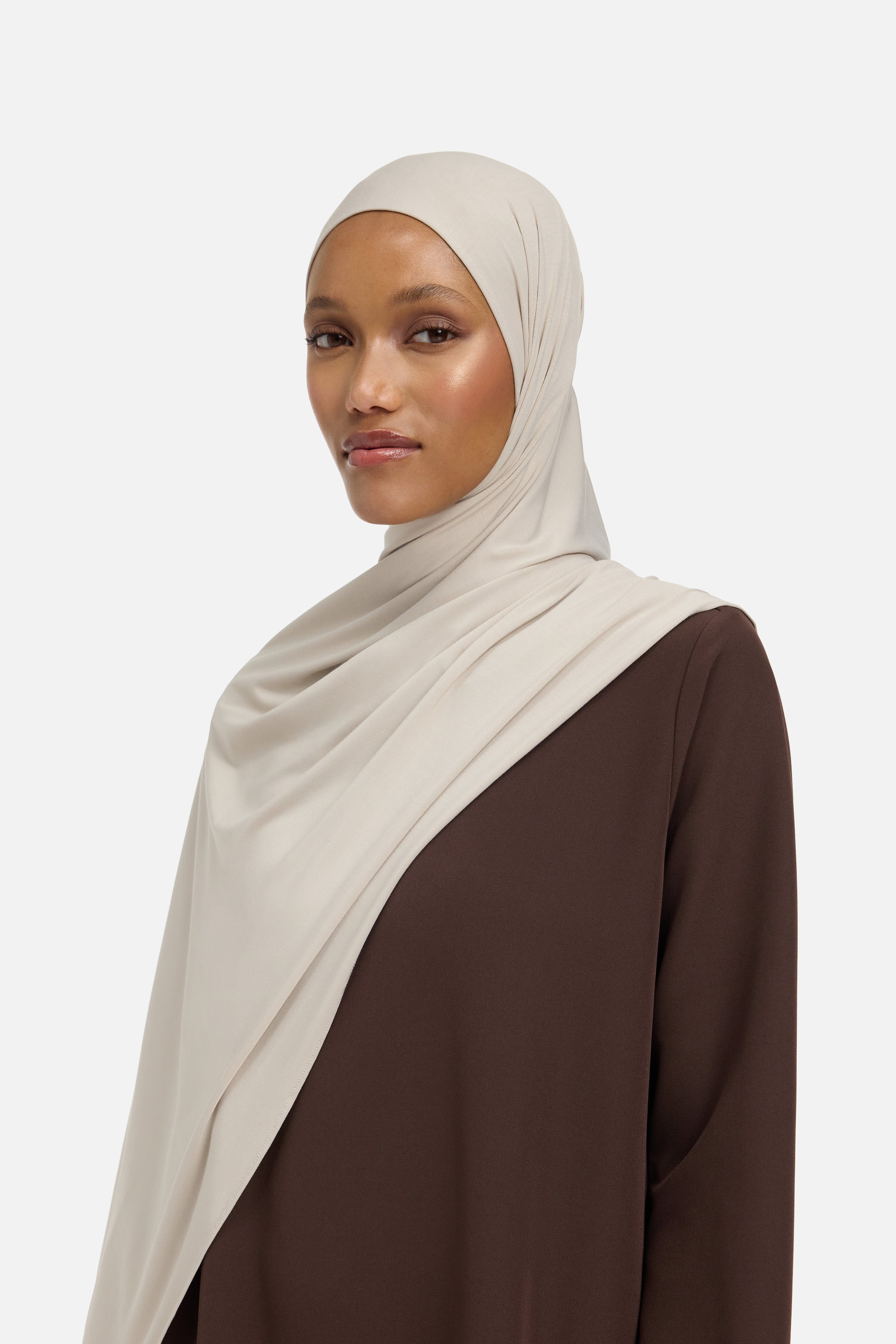 Bamboo Jersey Scarf | Dusty Bone