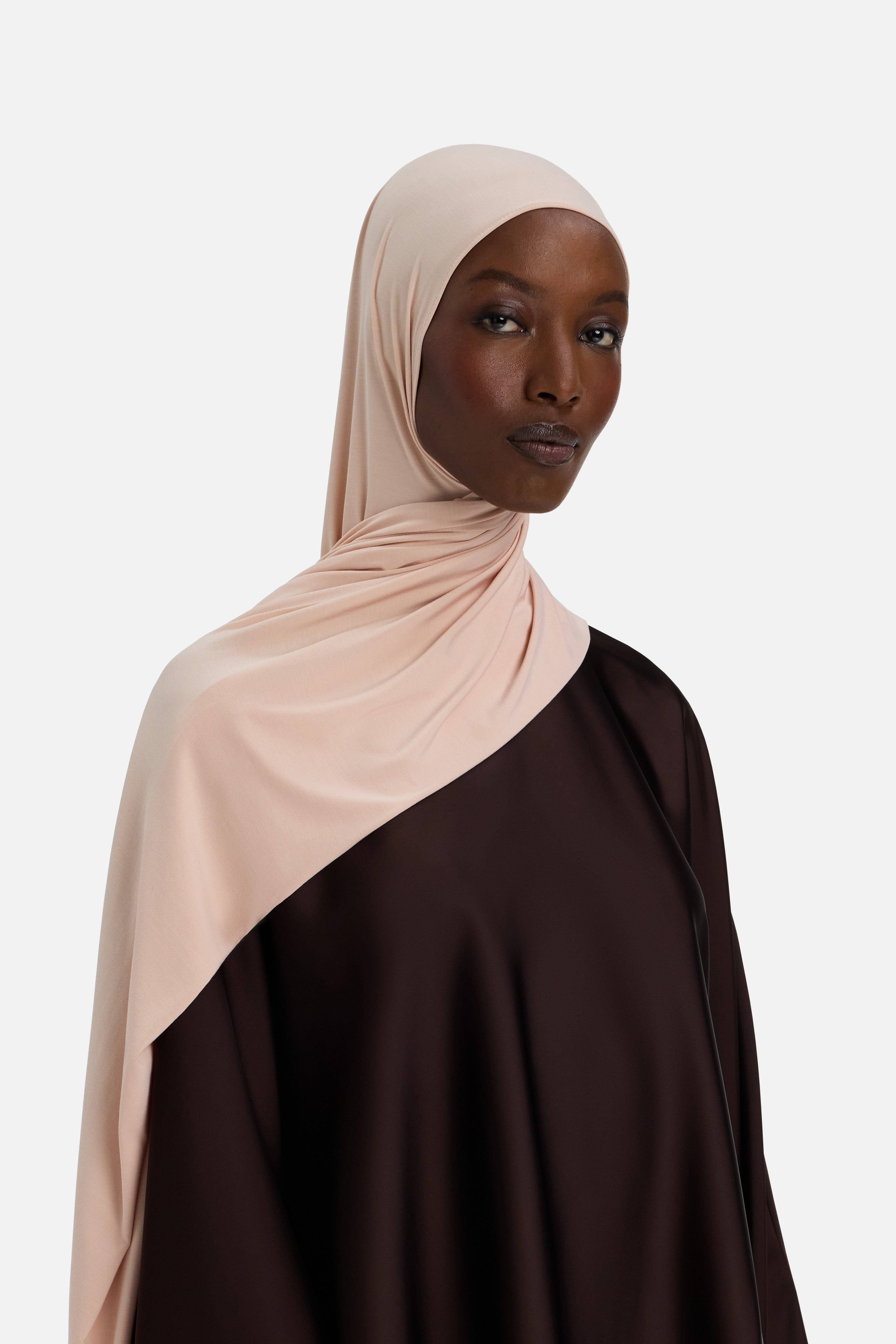 Bamboo Jersey Scarf | Frosted Blush