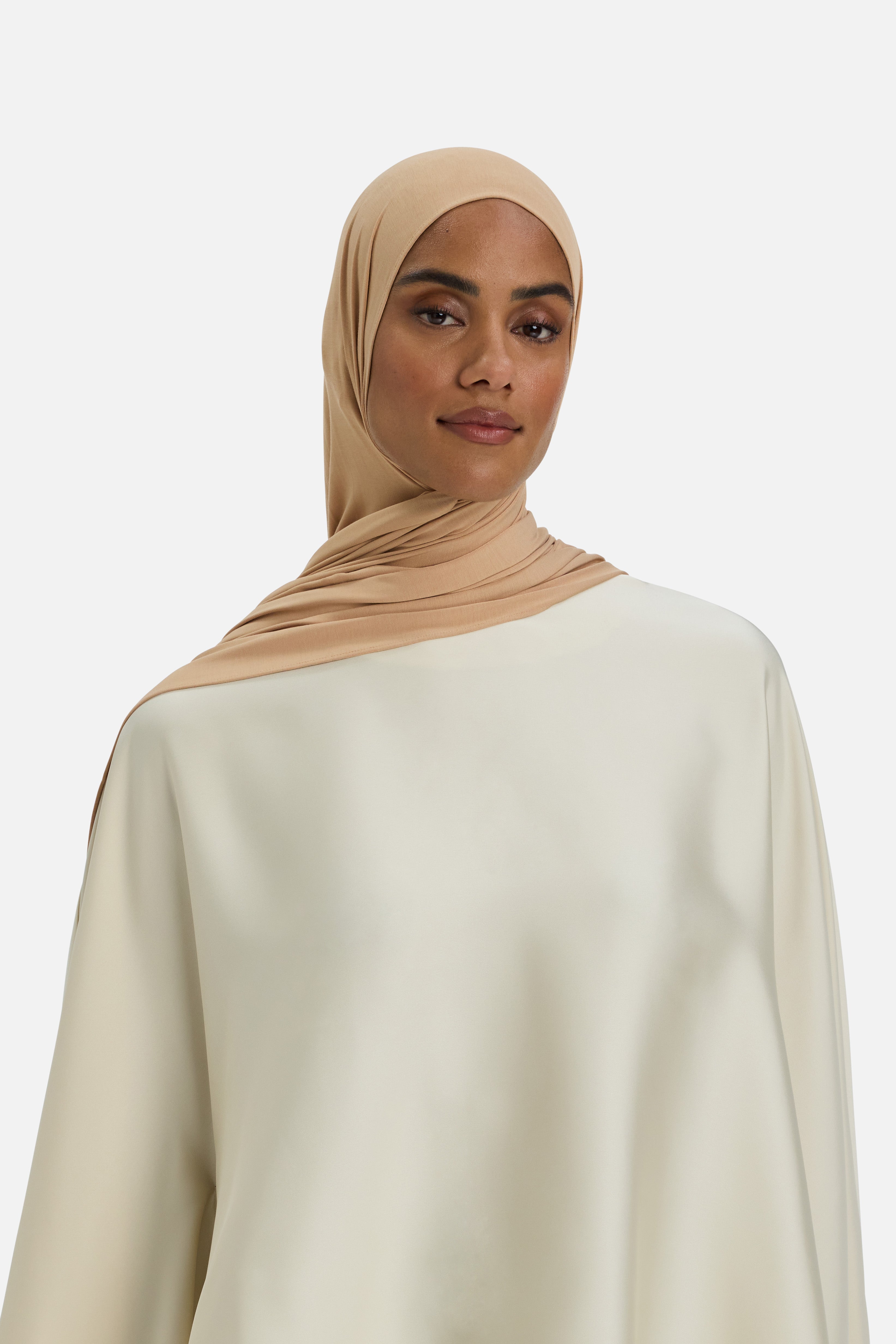 Bamboo Jersey Scarf | Light Caramel