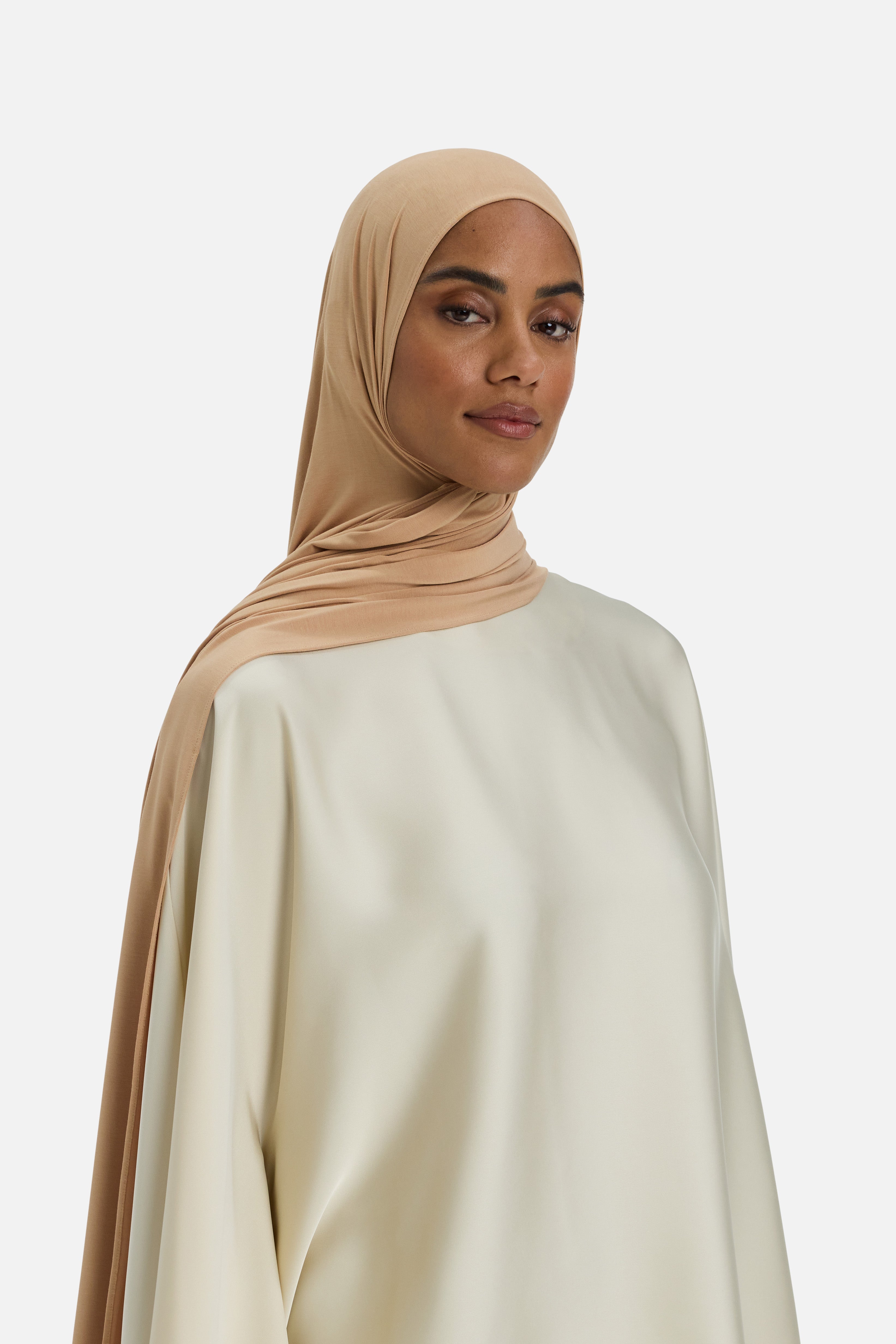 Bamboo Jersey Scarf | Light Caramel