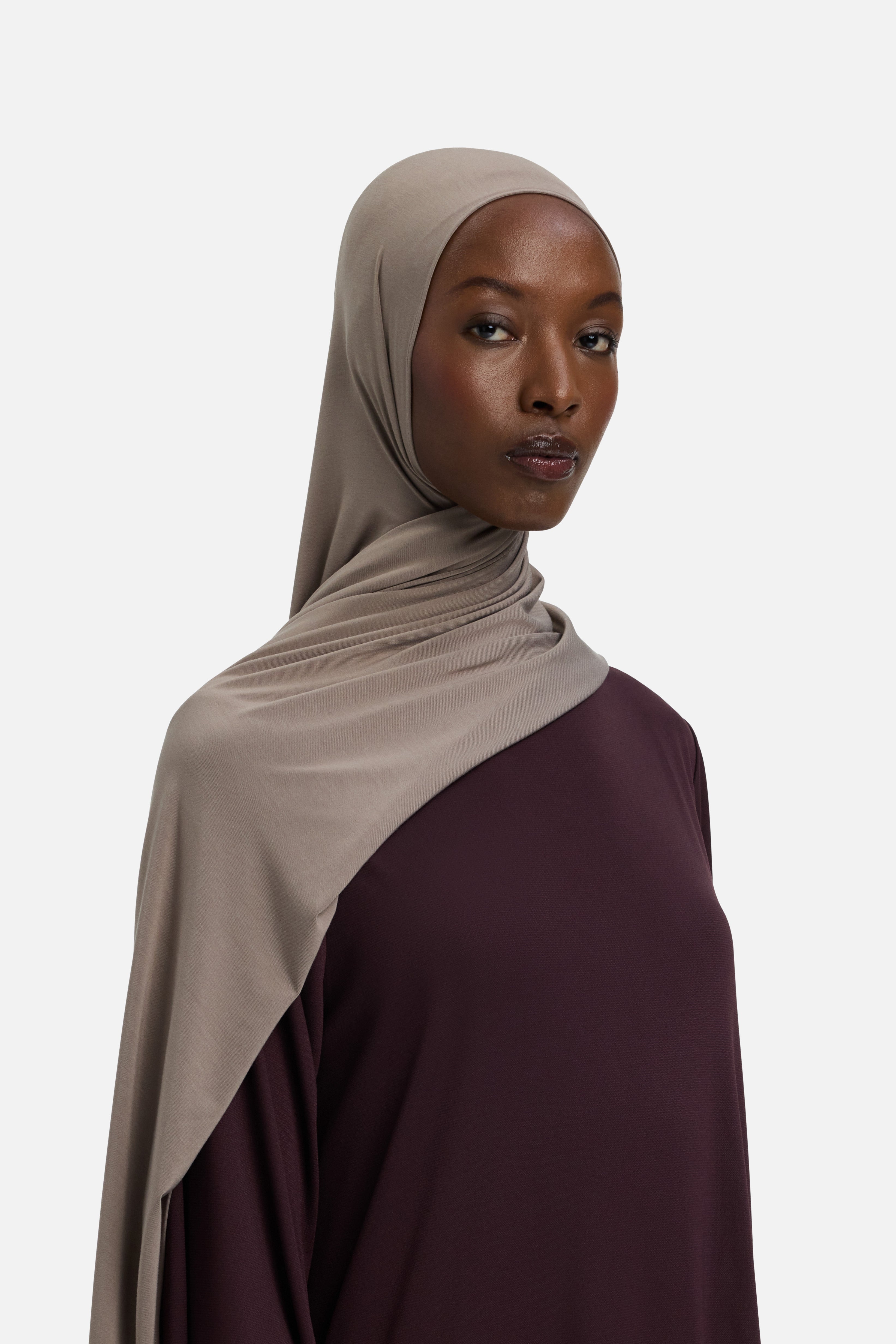 Bamboo Jersey Scarf | Milky Cacao