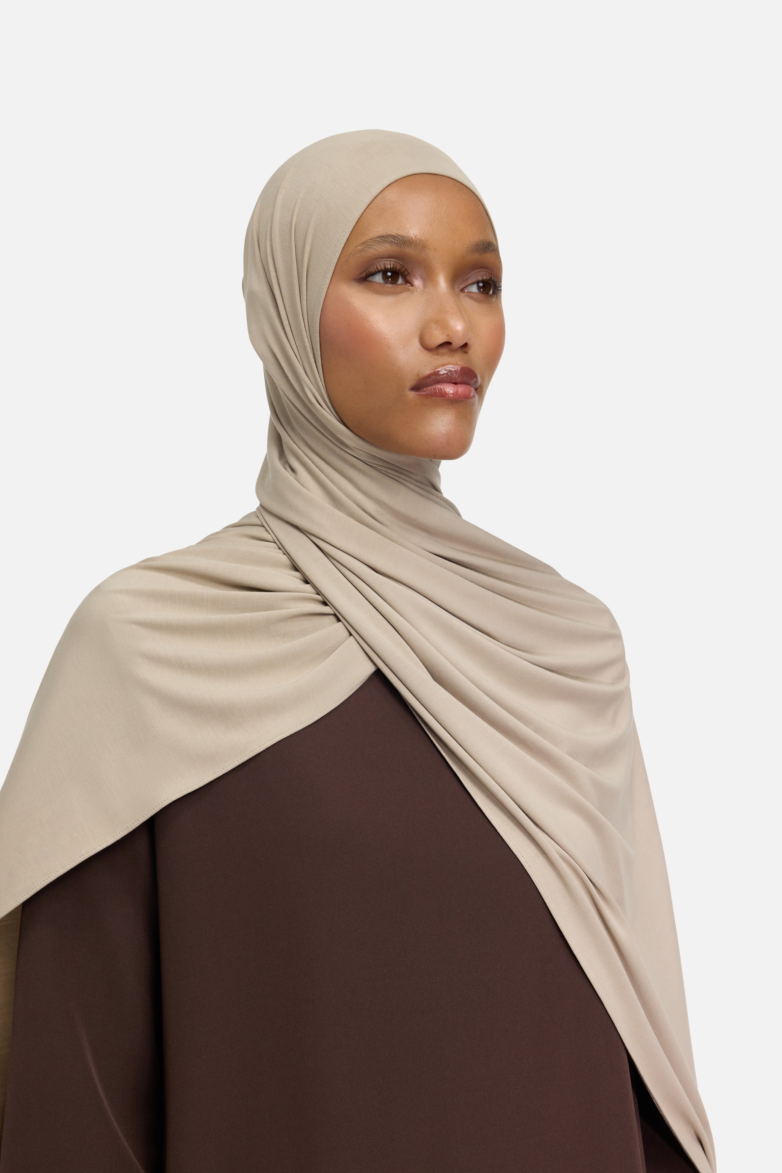 Bamboo Jersey Scarf | Mink