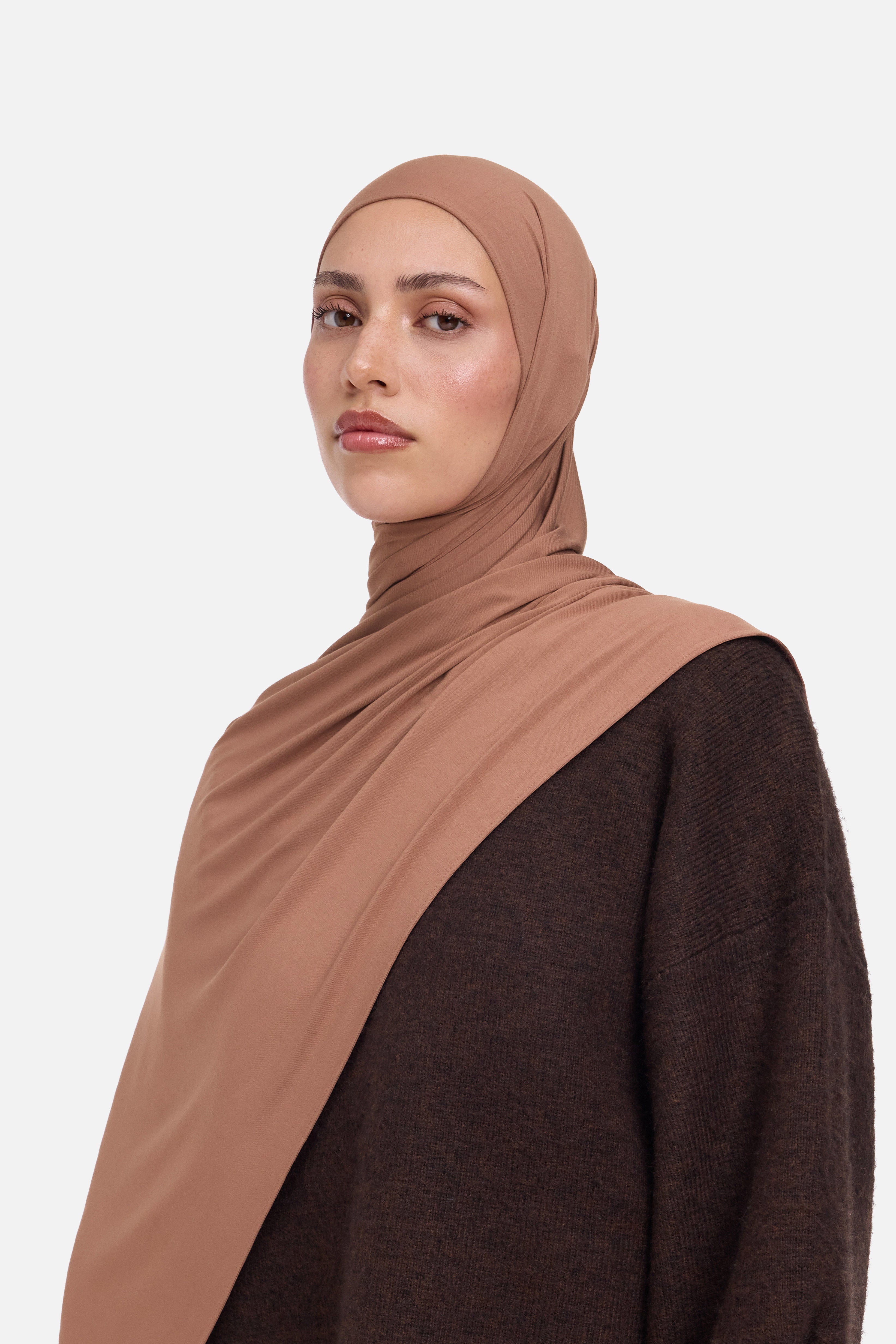 Bamboo Jersey Scarf | Red Copper
