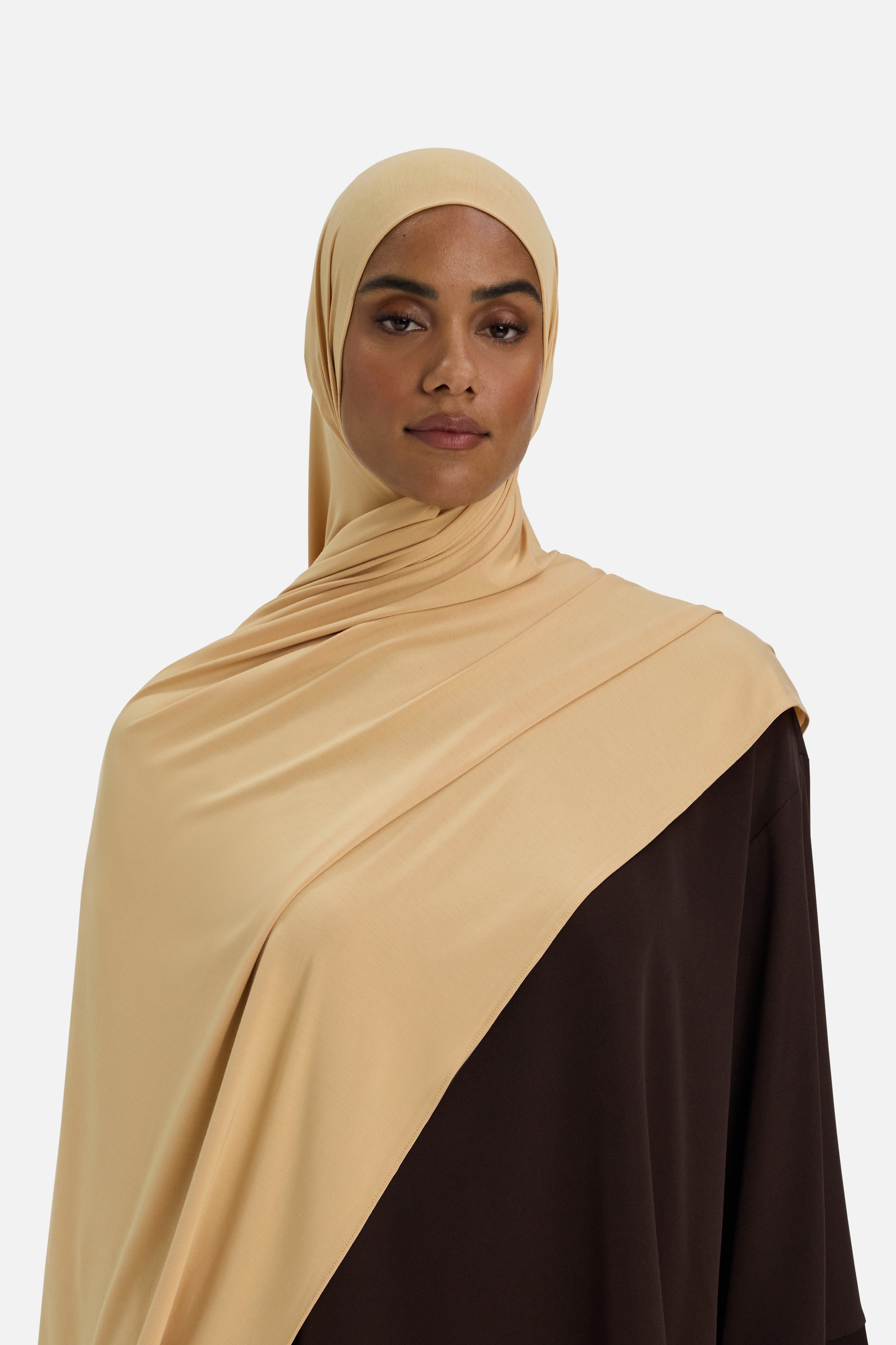 Bamboo Jersey Scarf | Soft Biscotti