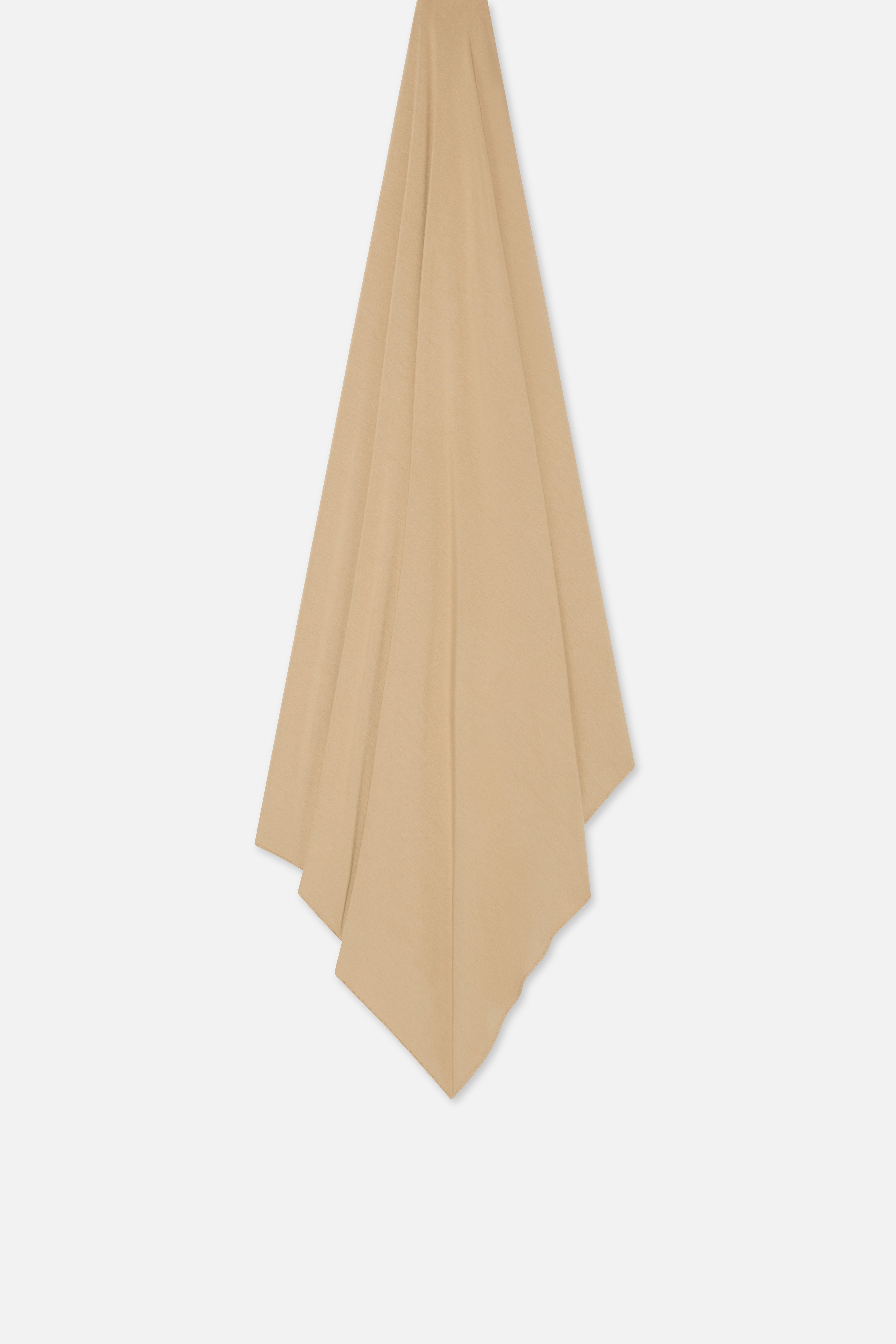 Flat lay yellow MERRACHI headscarf