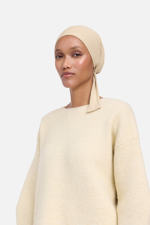 Bamboo Tied Underscarf | Desert Clay