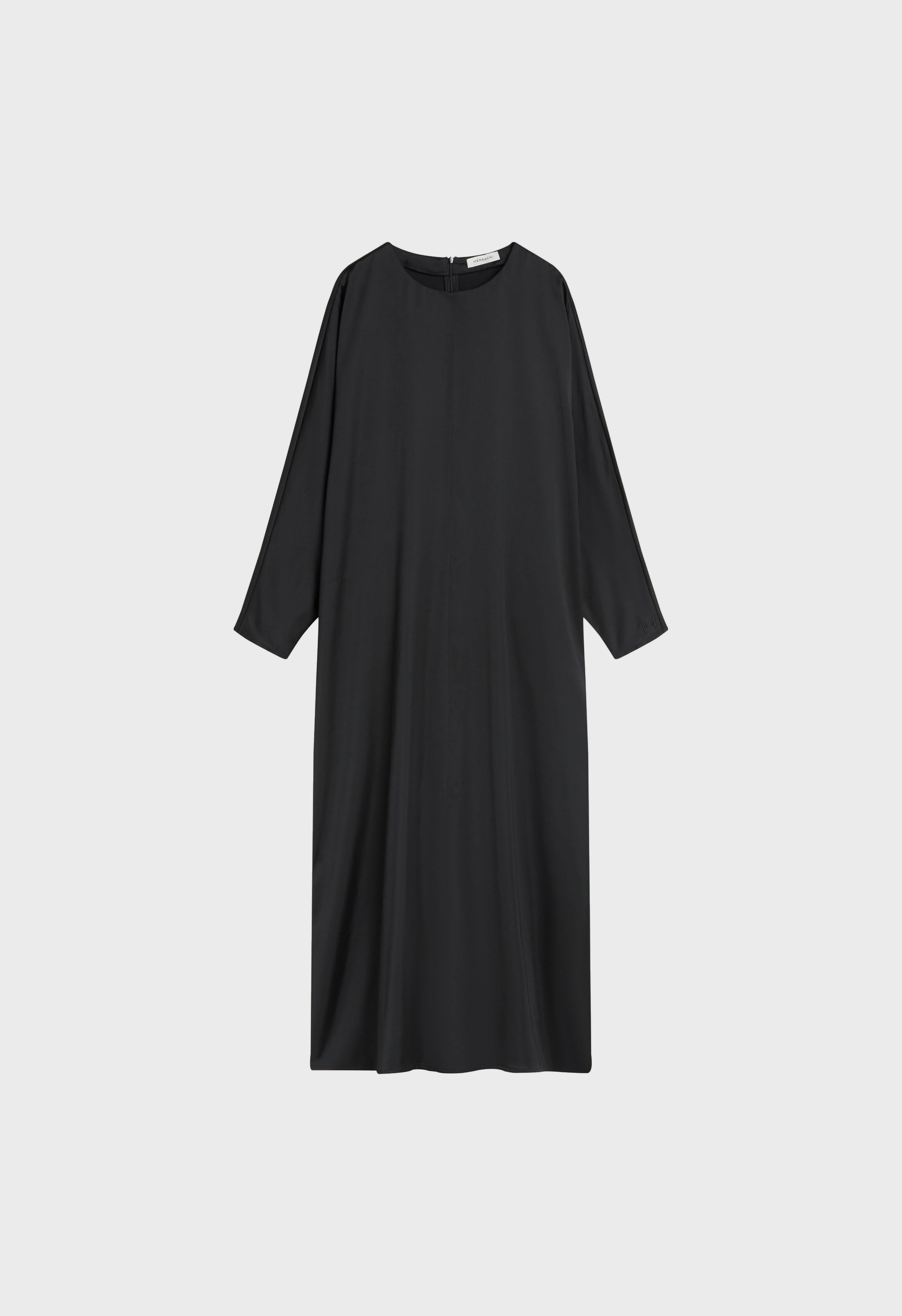 Bat Sleeve Dress | Black