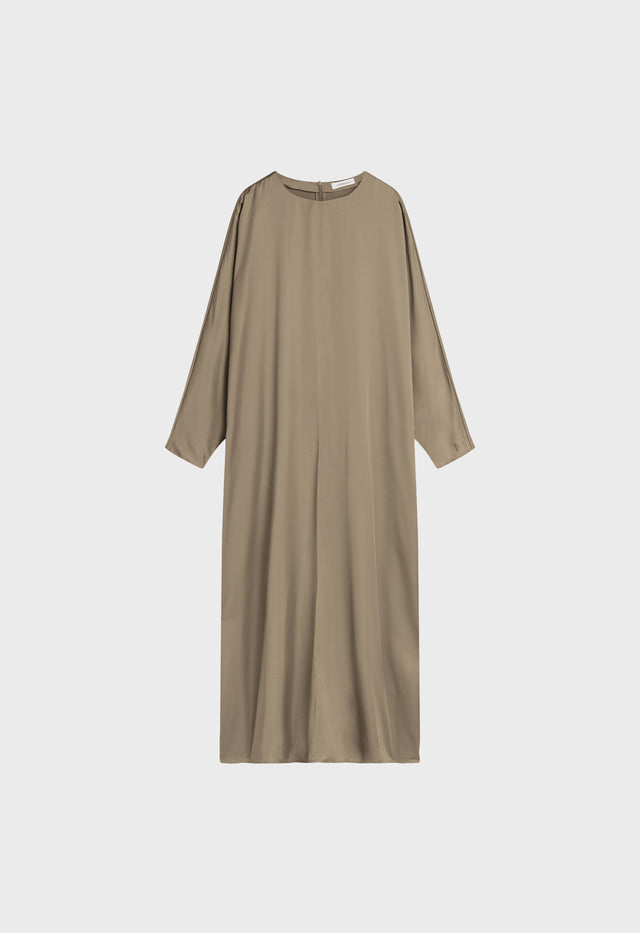 Bat Sleeve Dress | Light Khaki
