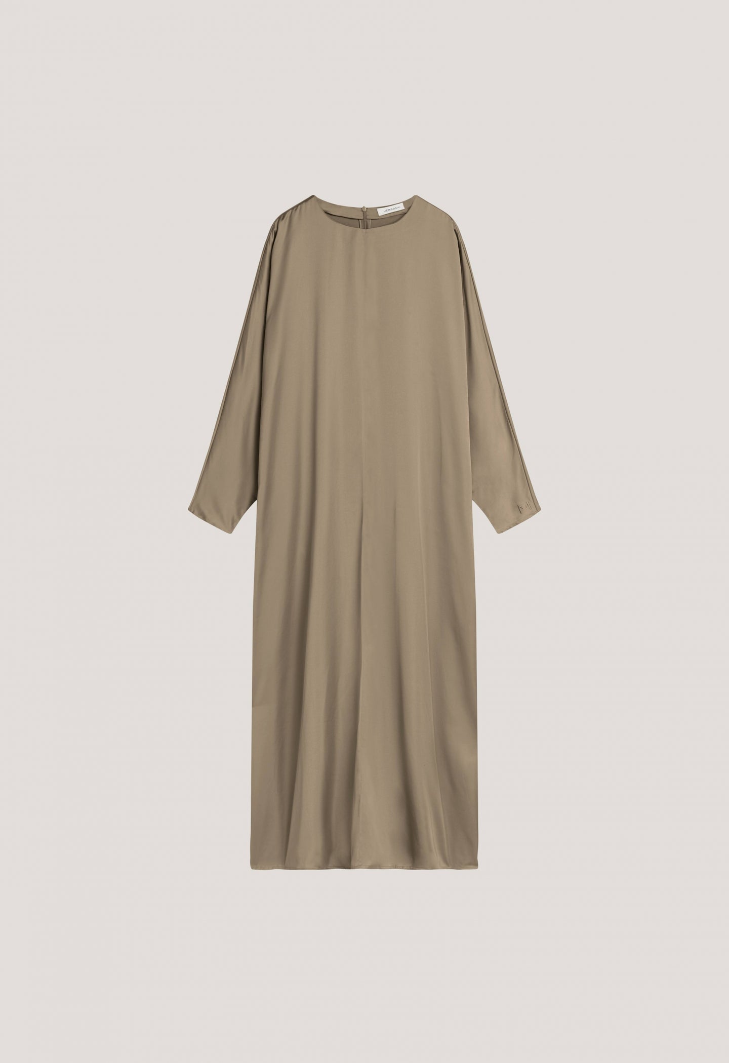 Bat Sleeve Dress | Light Khaki