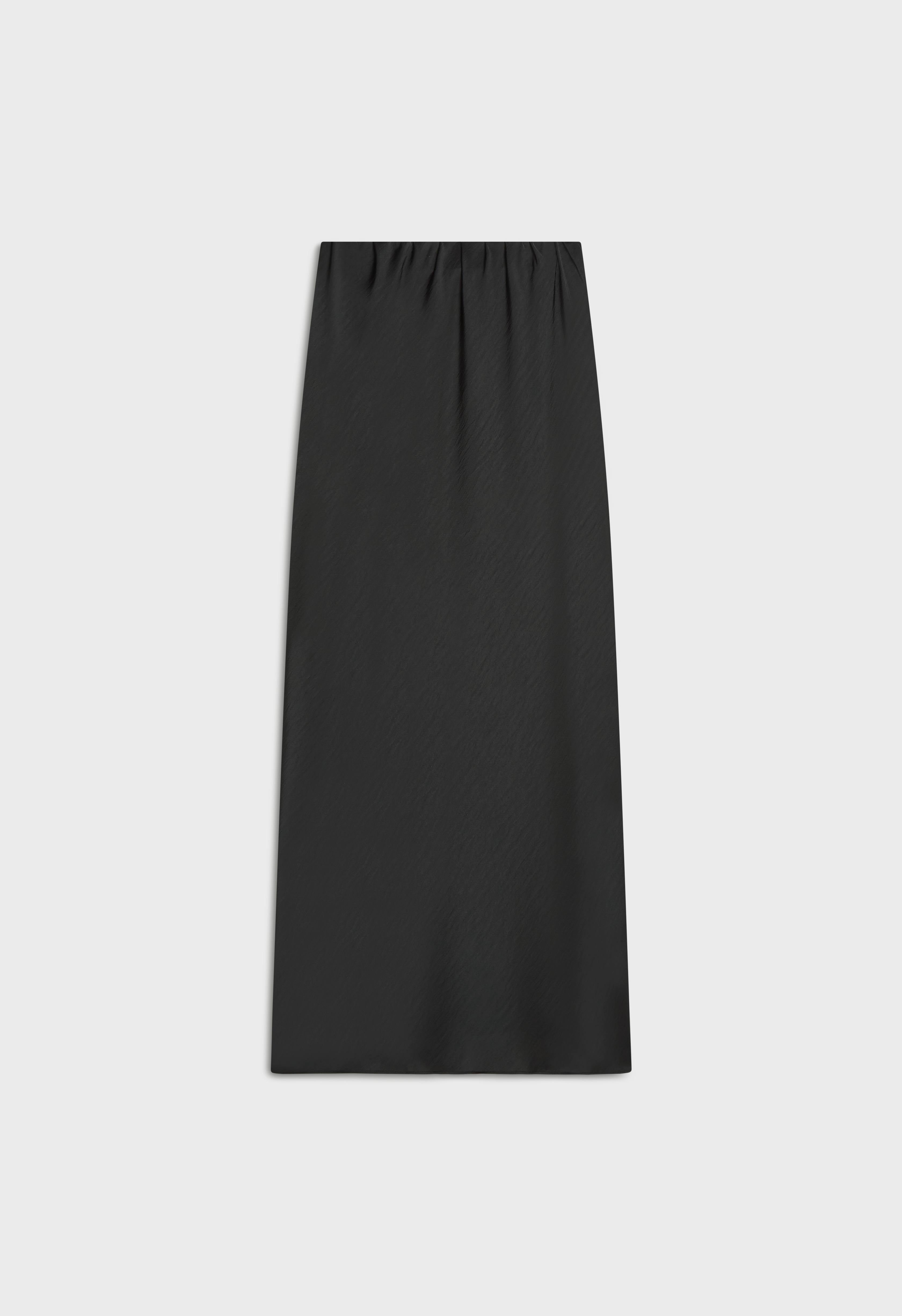 Bias Cut Skirt | Black