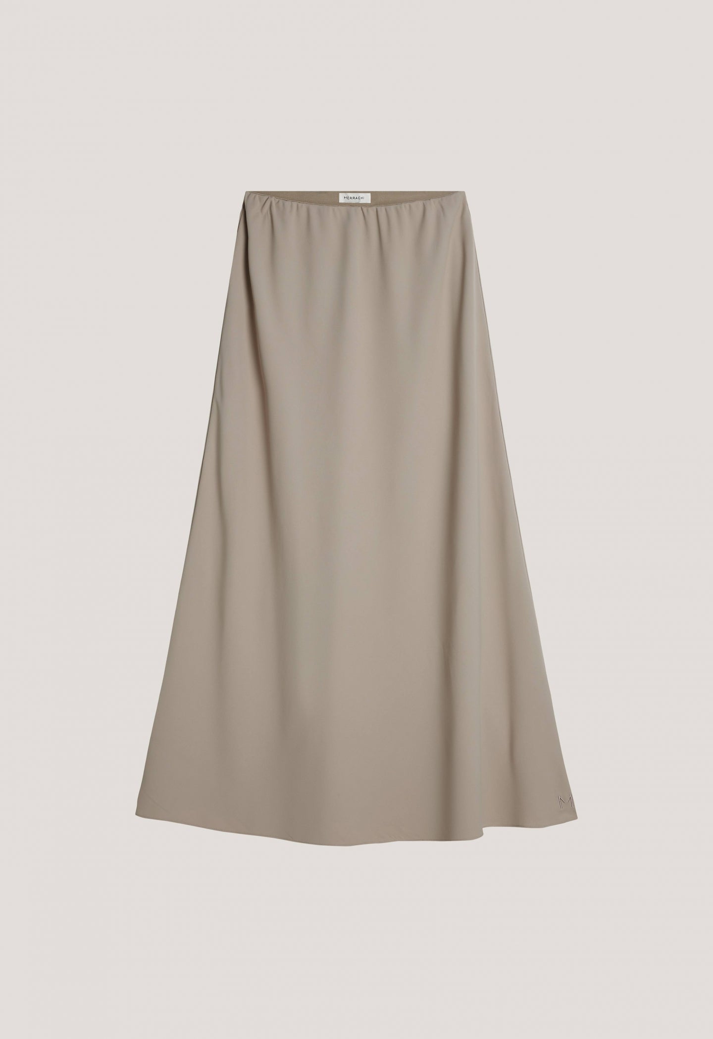 Bias Elastic Skirt | Cashmere