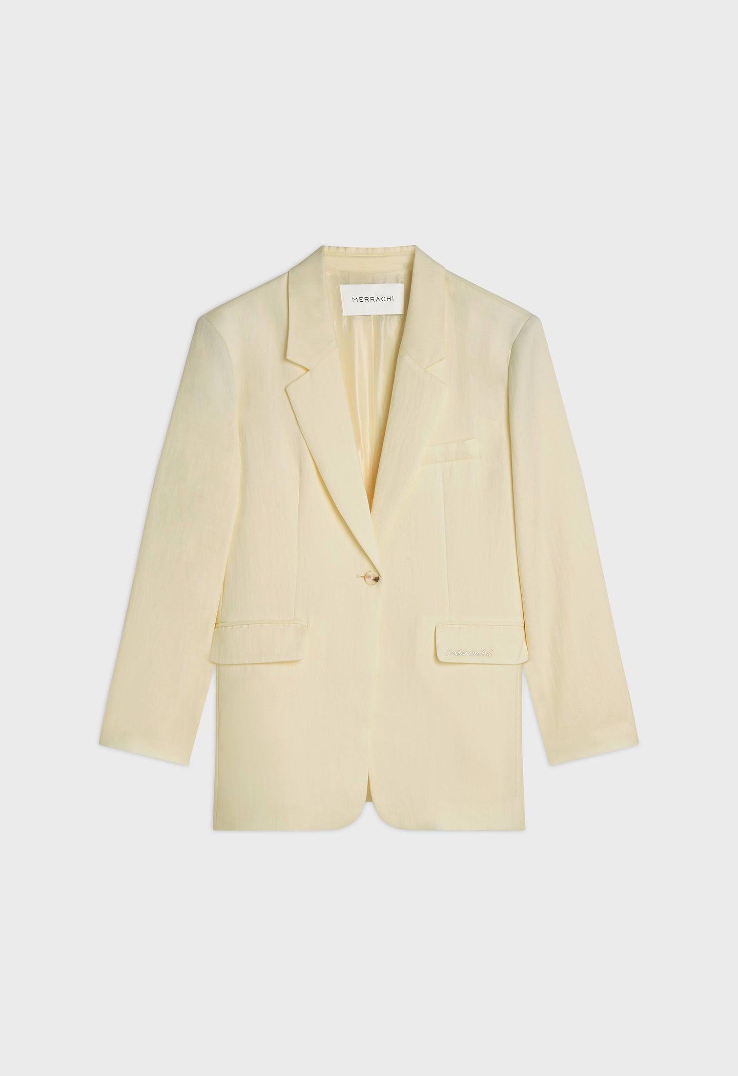 Box Fit Blazer | Brown Rice