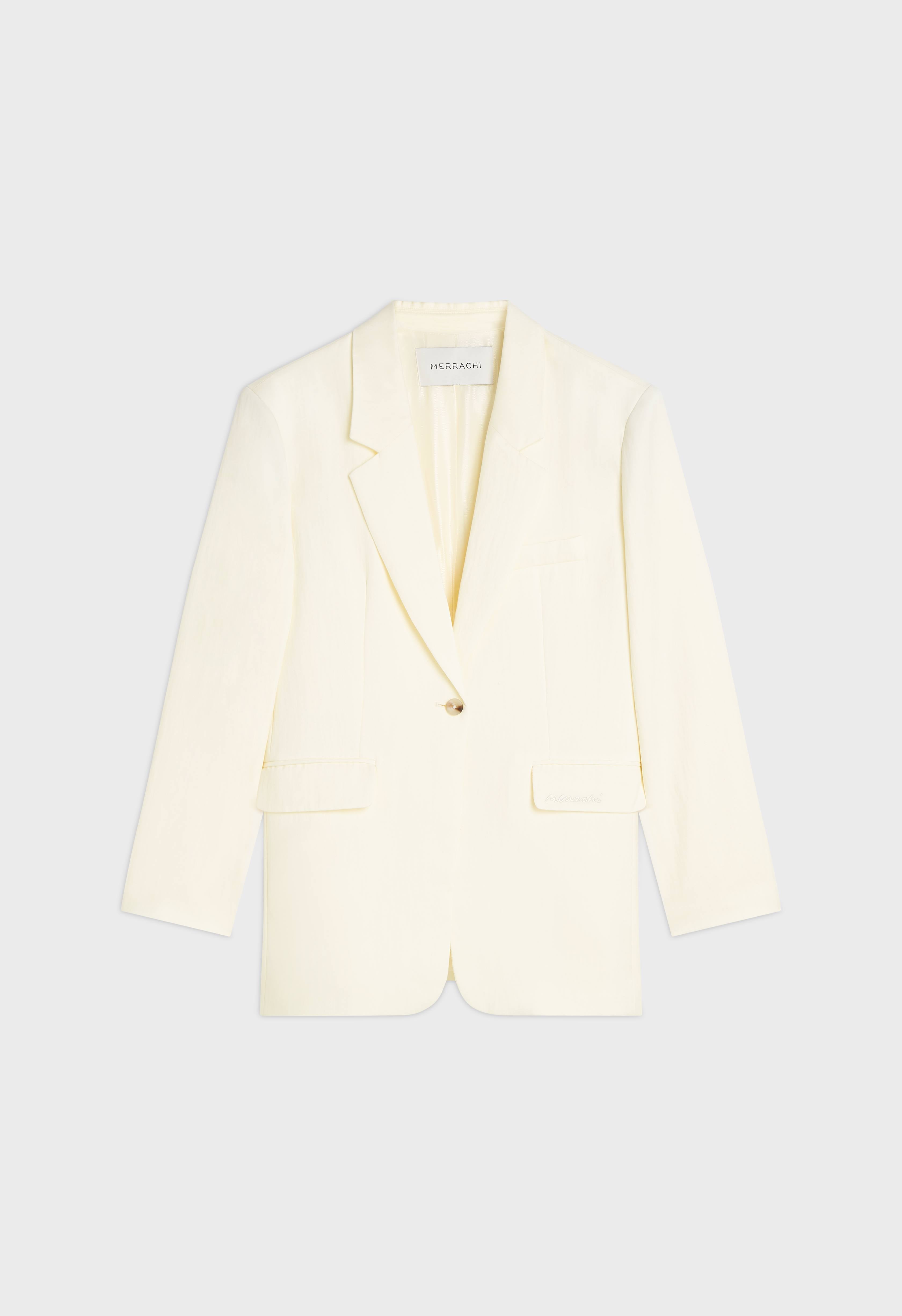 Box Fit Blazer | Off White