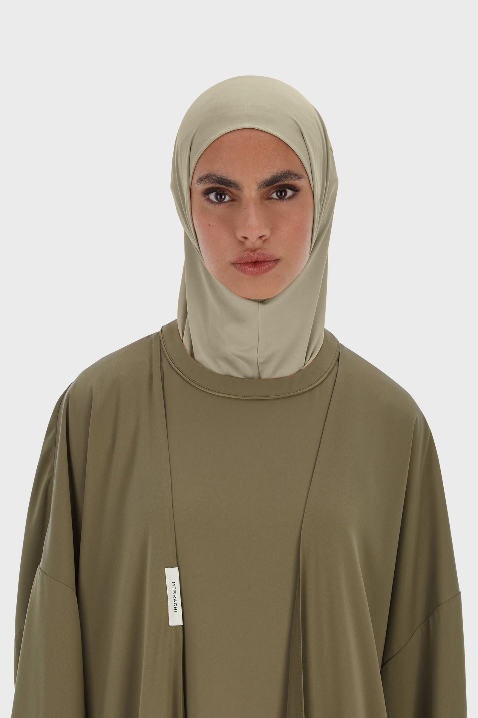 Breathable Hijab | Moss Gray