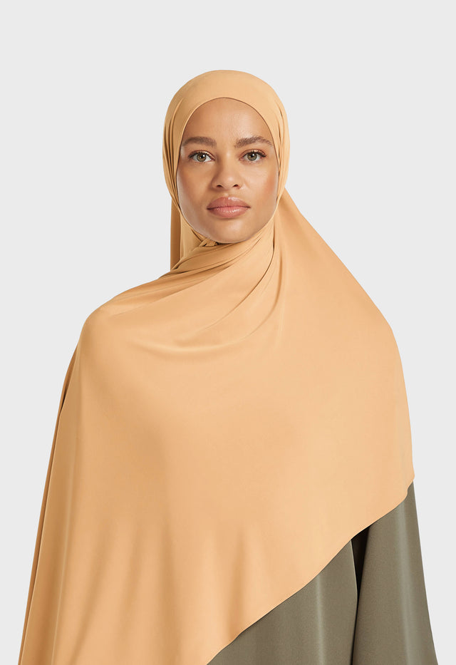 Breathable Jersey Scarf | Beige Rose