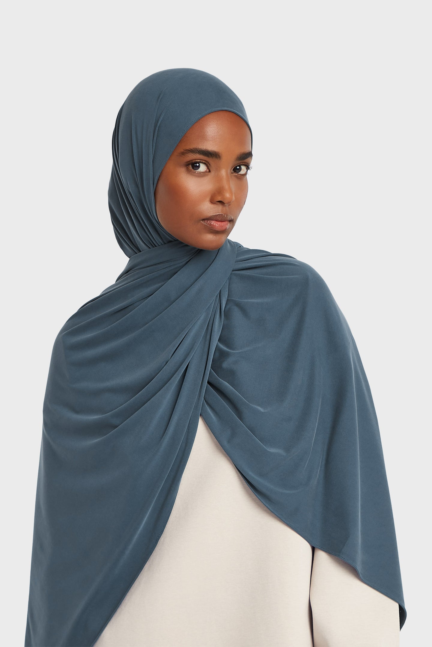 Breathable Jersey Scarf | Blue Sapphire