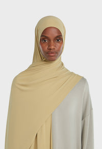Breathable Jersey Scarf | Khaki Green