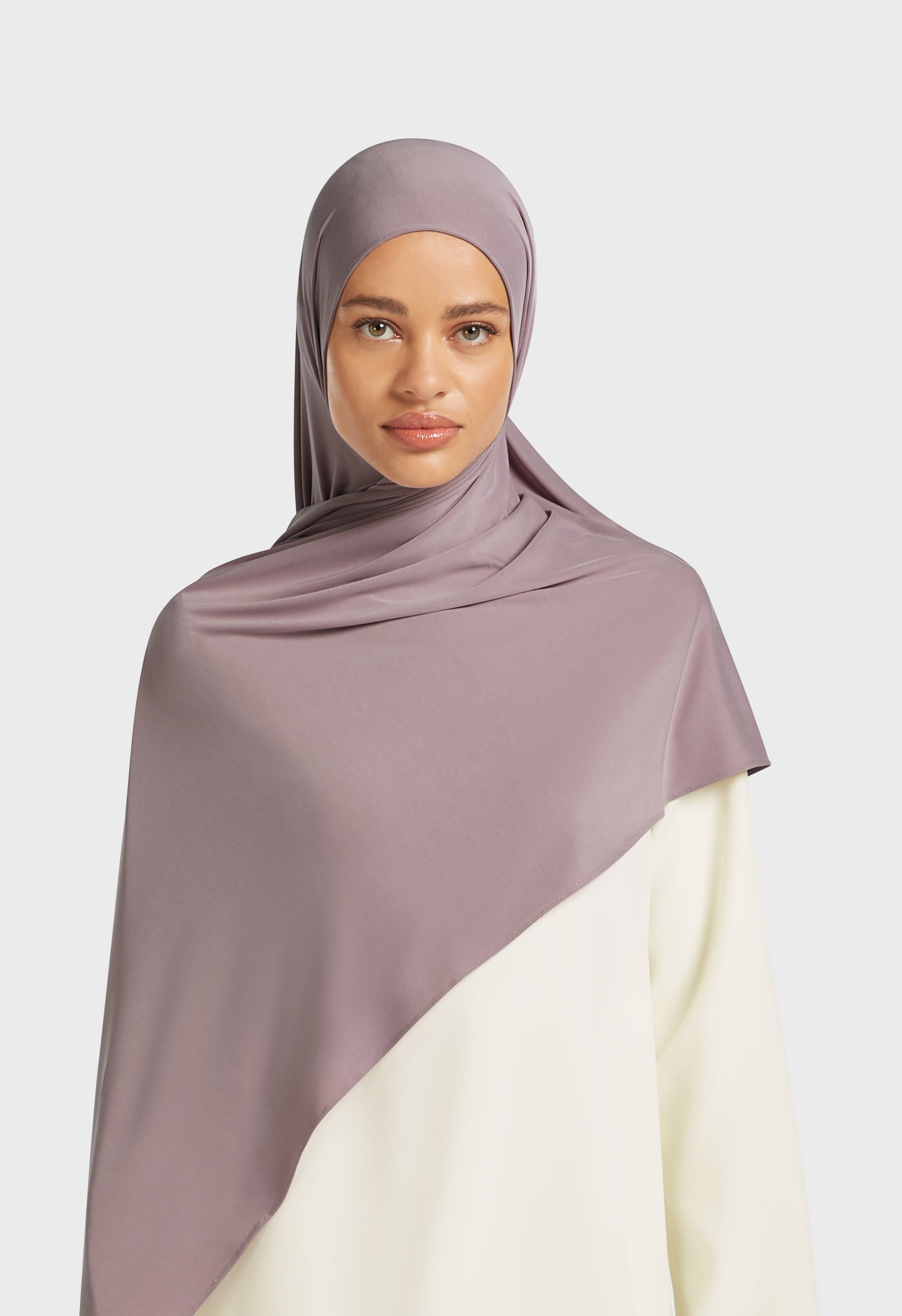 Breathable Jersey Scarf | Purple Fog