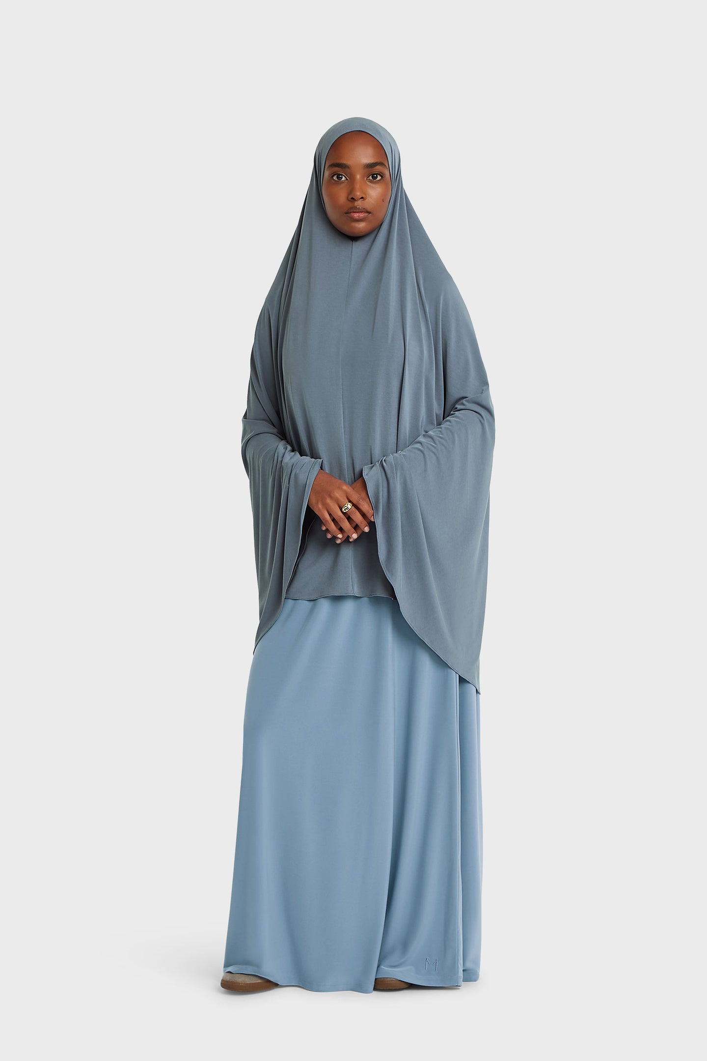 Breathable Khimaar | Dusty Indigo