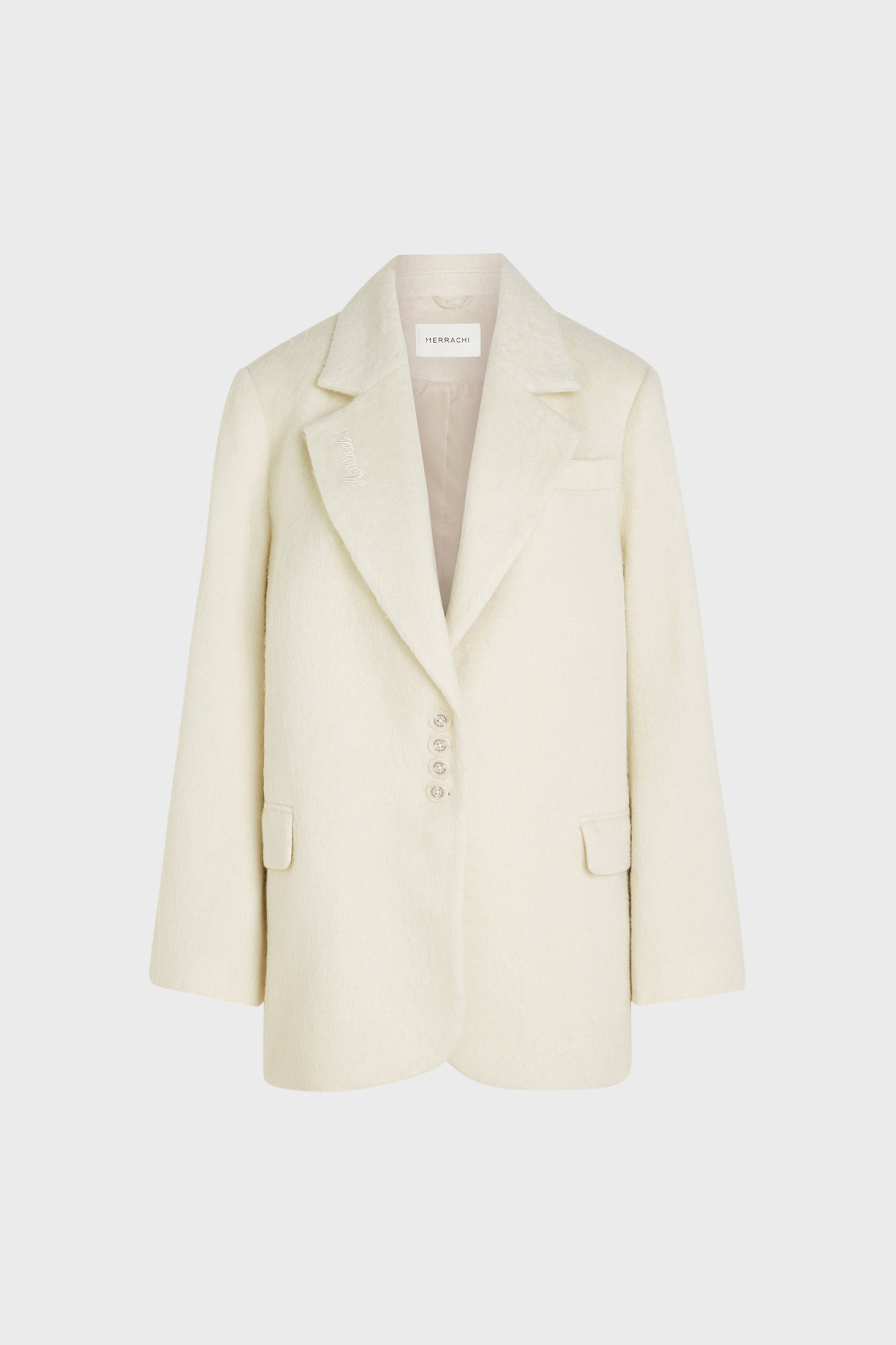 Brushed Coat Blazer | Off White